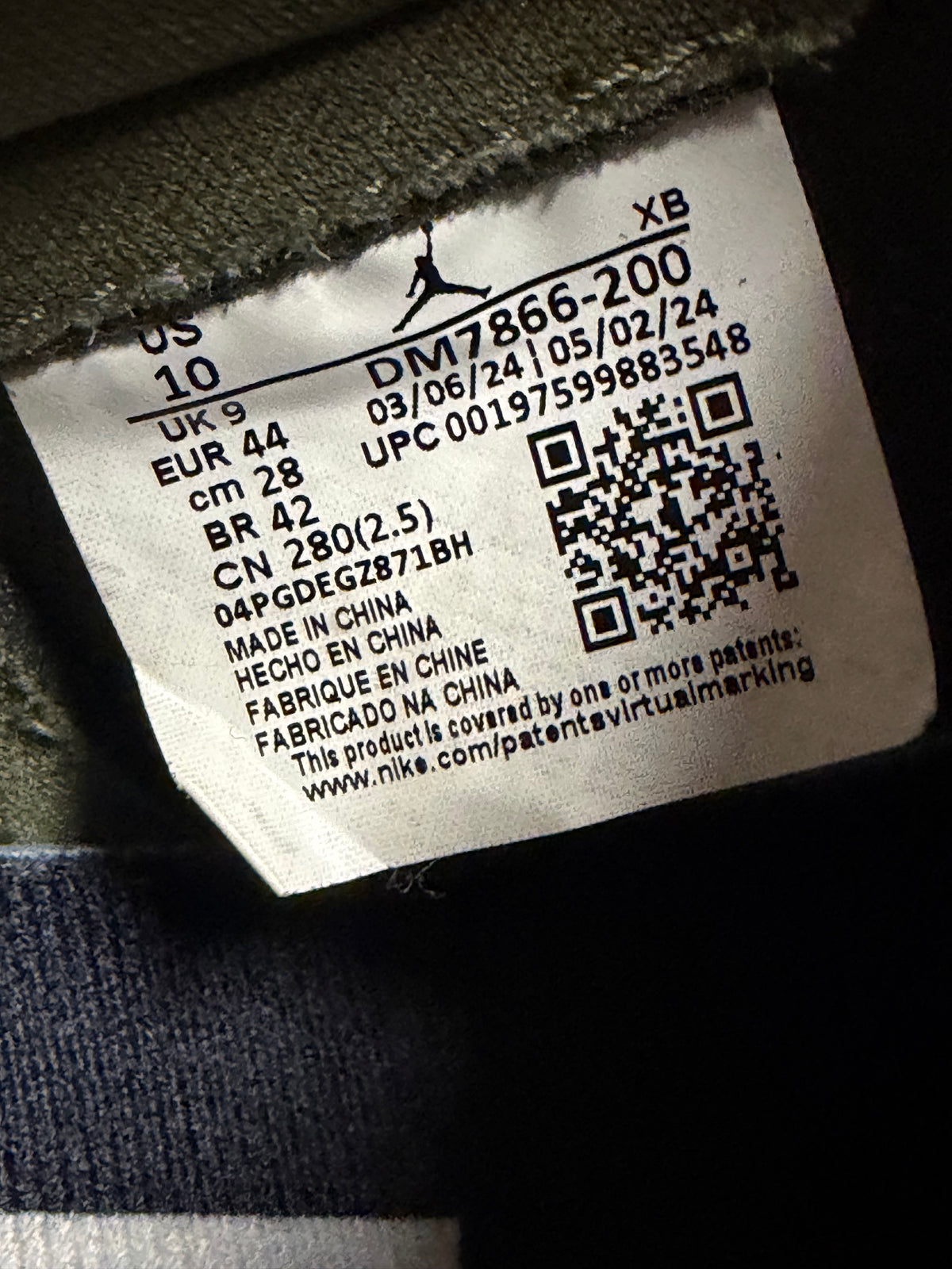 Jordan 1 Retro Low OG SP Travis Scott Medium Olive