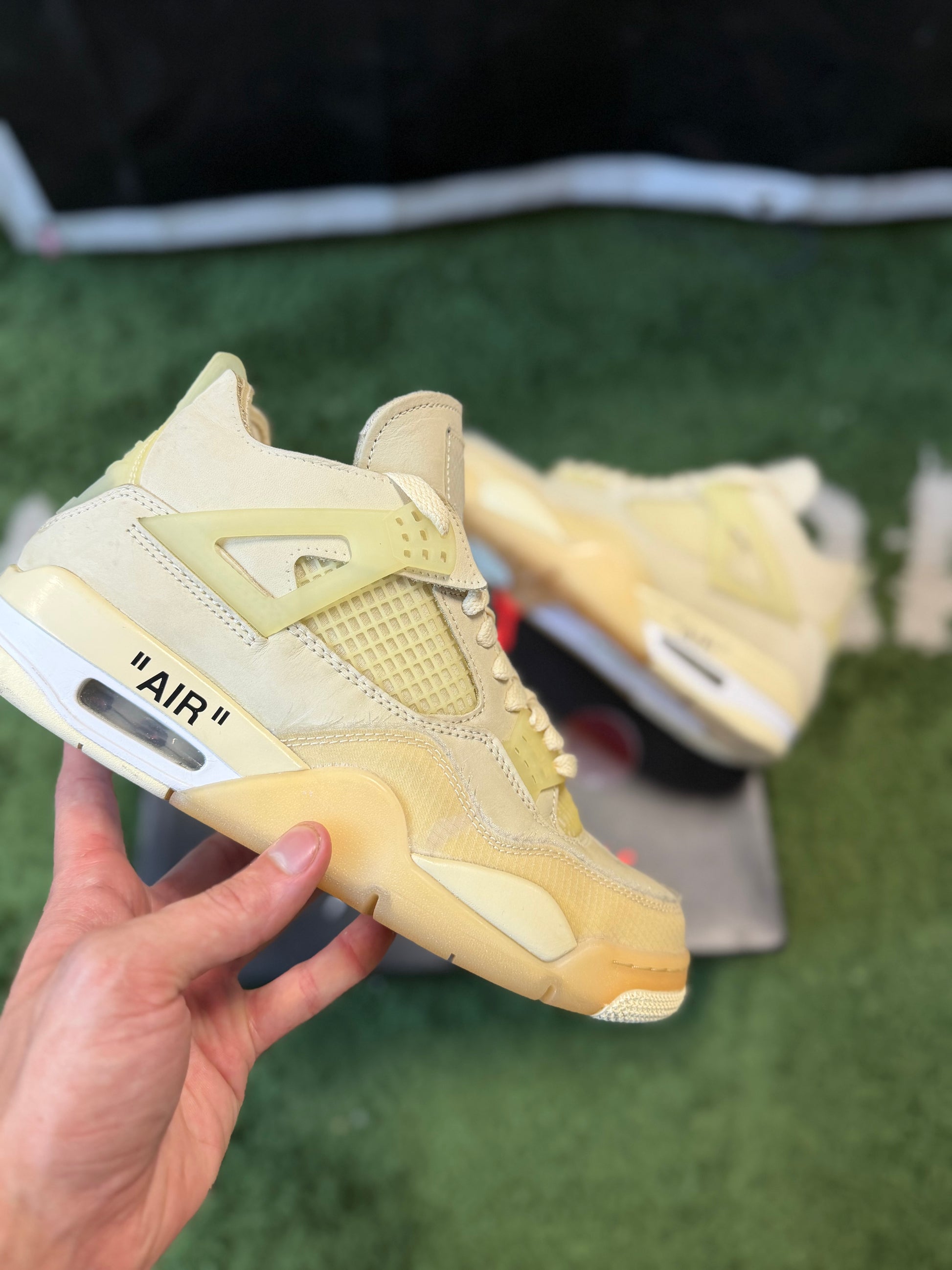 Jordan 4 Retro Off-White Sail (Women's)