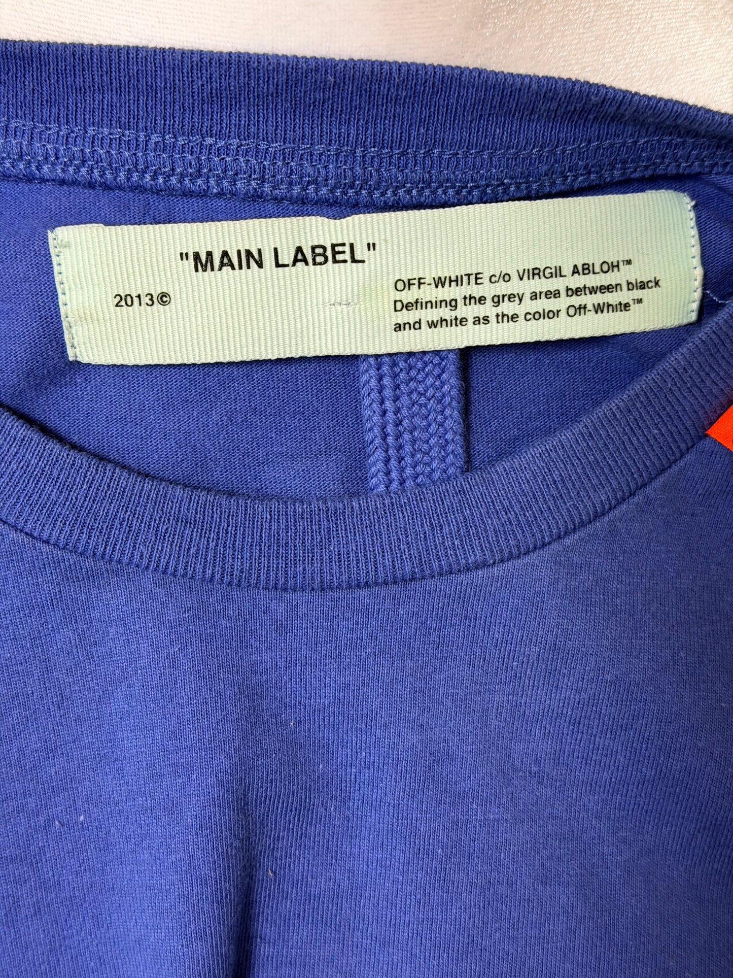 OFFWHITE LONG SLEEVE SHIRT BLUE/ WHITE