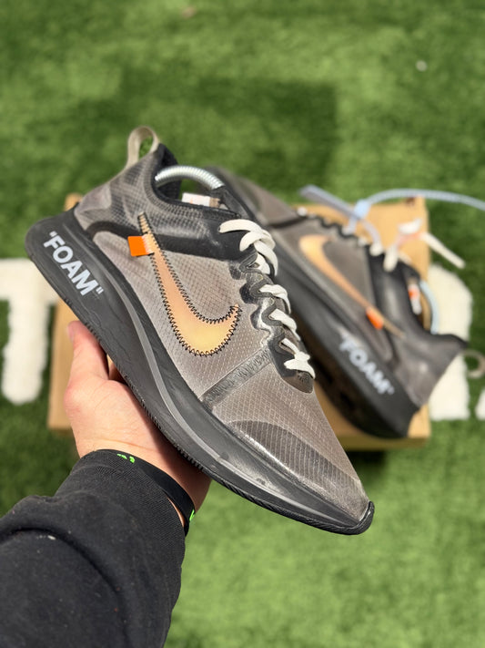 NIKE ZOOM FLY OFFWHITE BLACK