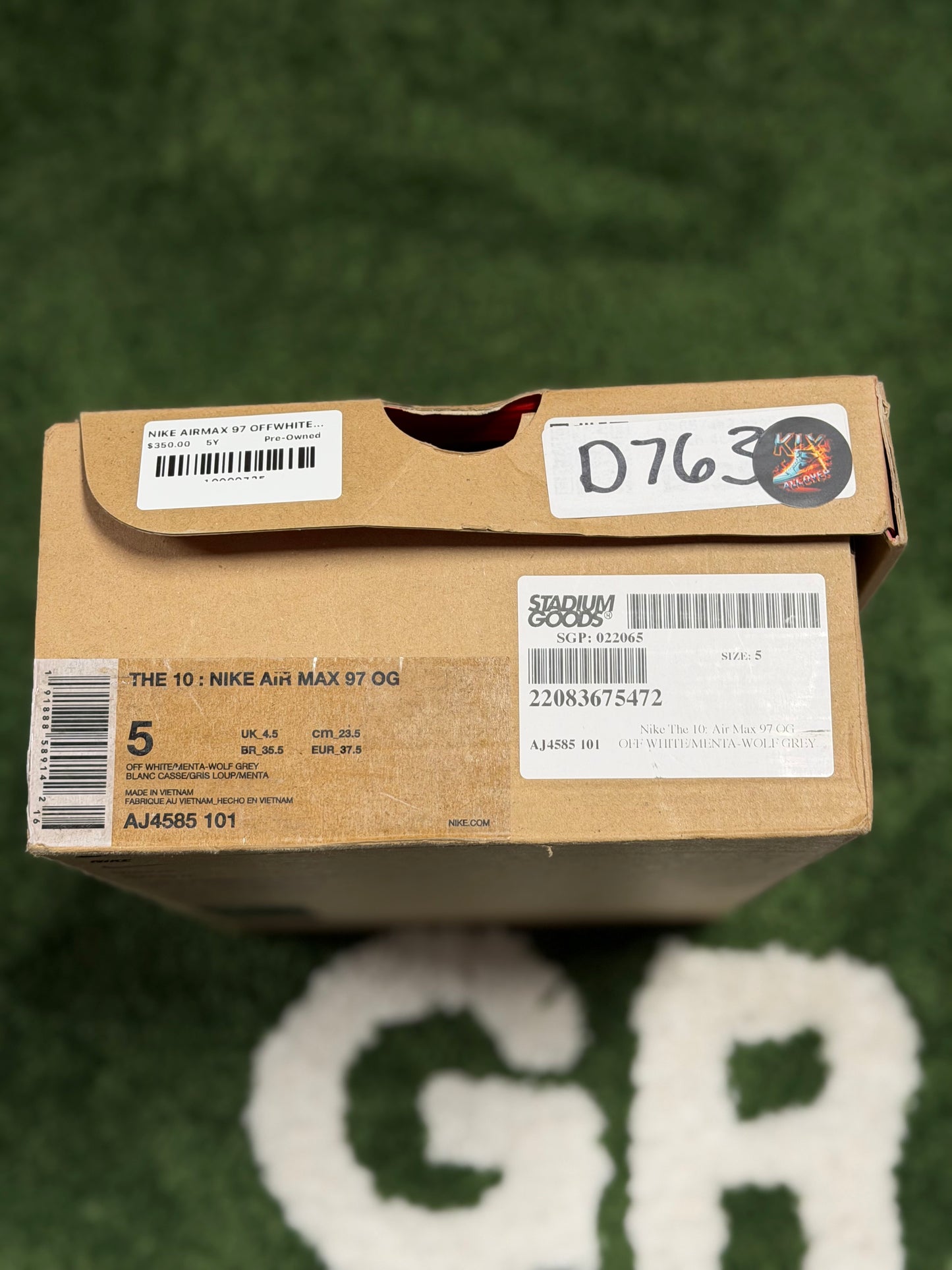 NIKE AIRMAX 97 OFFWHITE MENTA