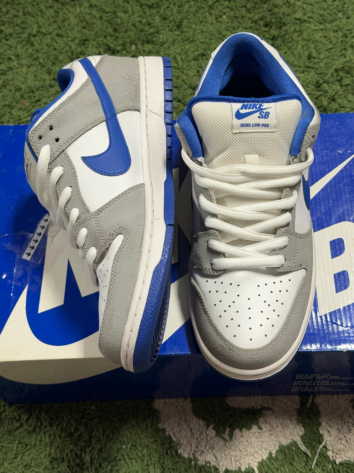 Nike Dunk Low Pro SB Matte Silver Varsity Royal