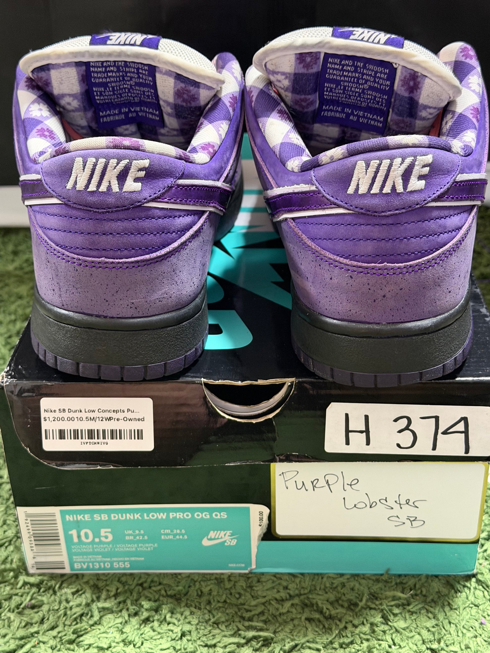 Nike SB Dunk Low Concepts Purple Lobster