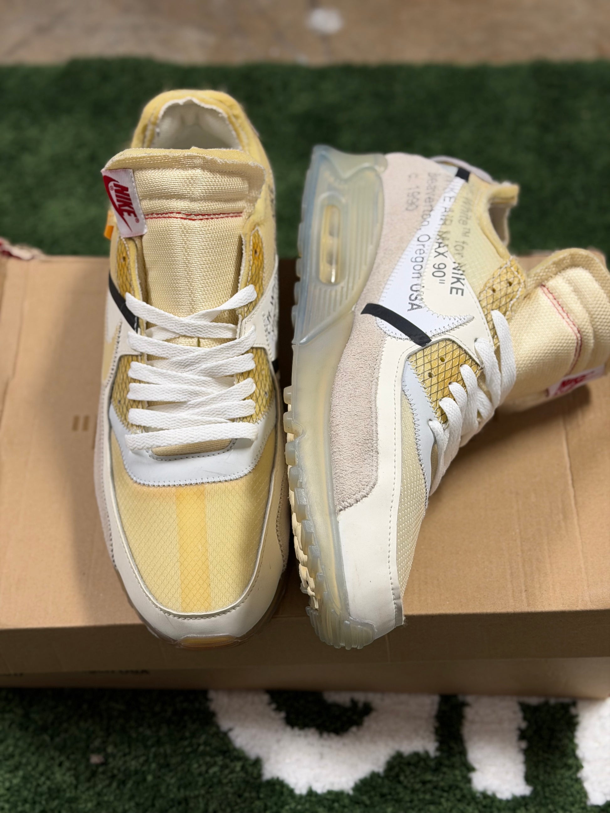 NIKE AIRMAX 90 OFFWHITE THE TEN (WHITE)