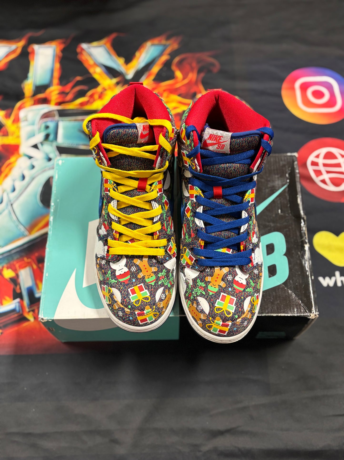 Nike SB Dunk High Concepts Ugly Christmas Sweater (2017)