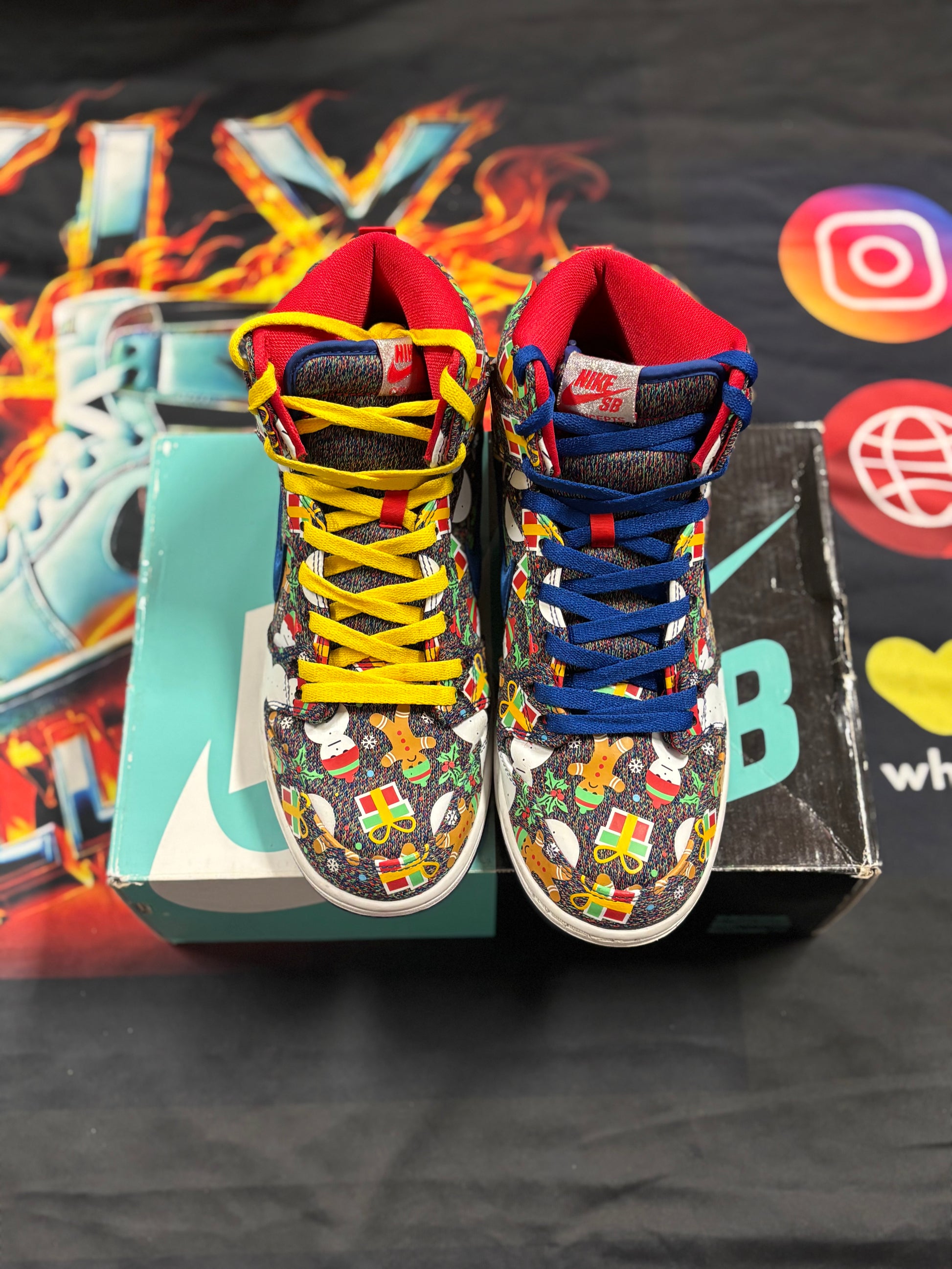 Nike SB Dunk High Concepts Ugly Christmas Sweater (2017)