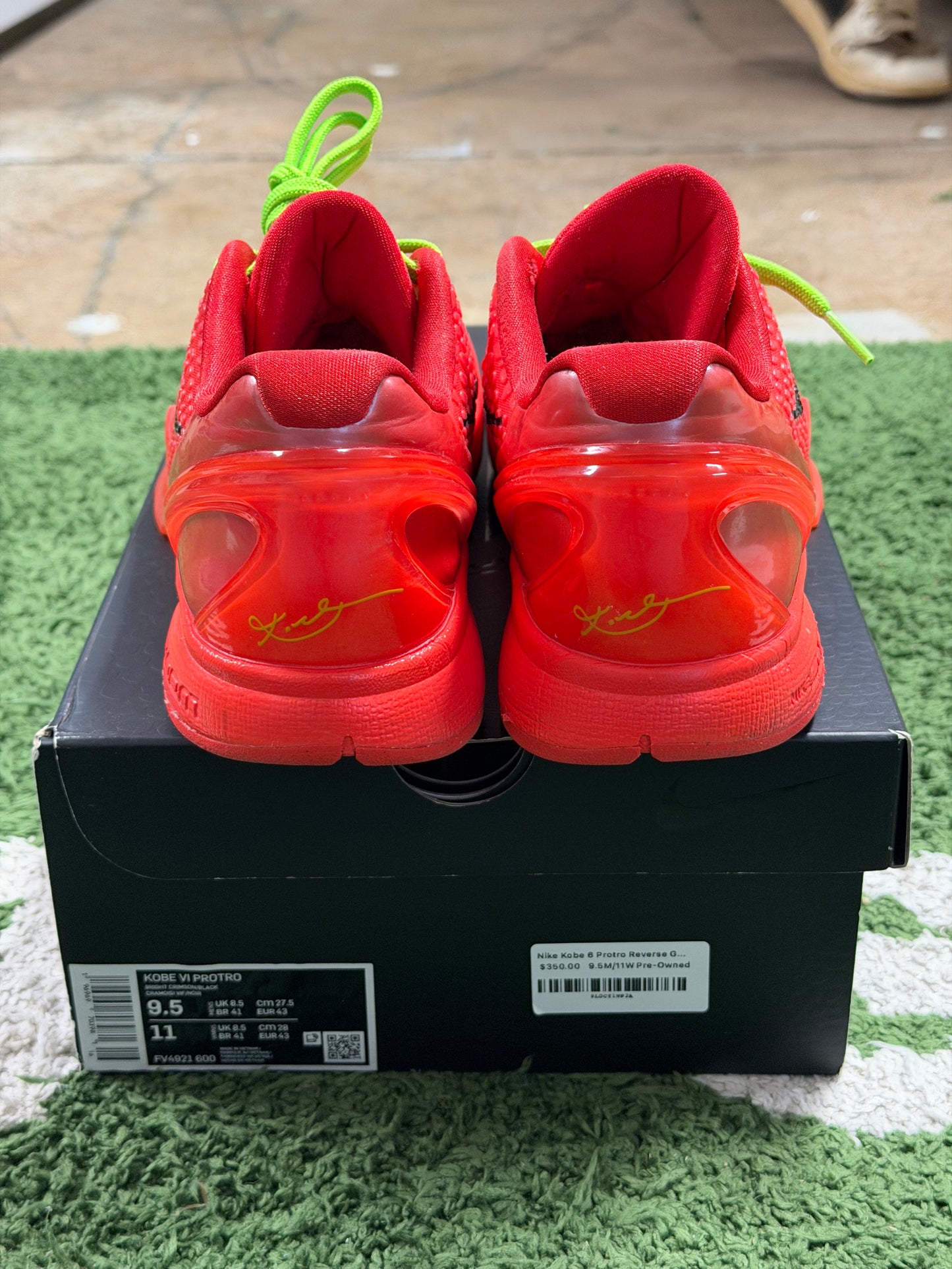 Nike Kobe 6 Protro Reverse Grinch