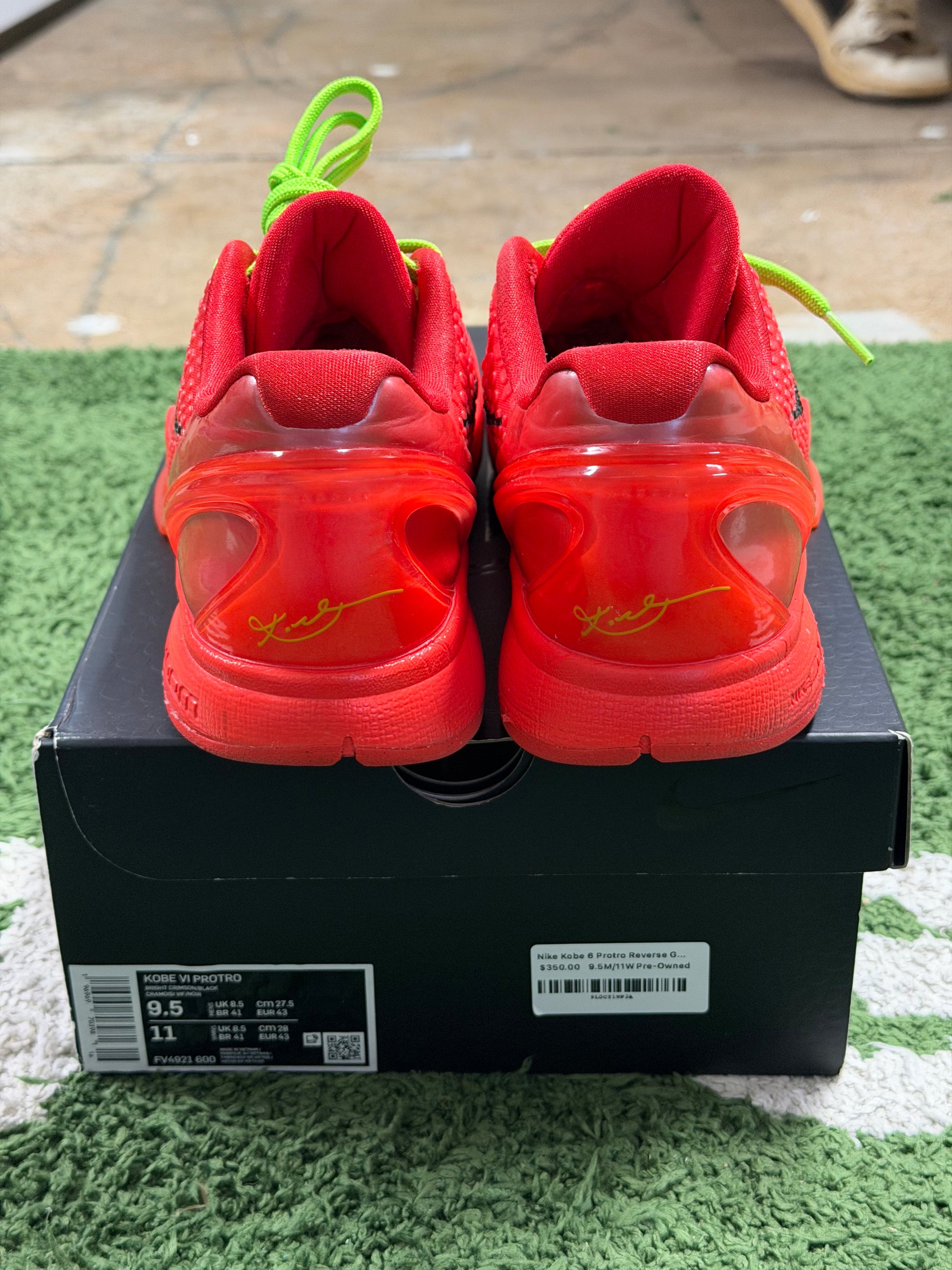 Nike Kobe 6 Protro Reverse Grinch