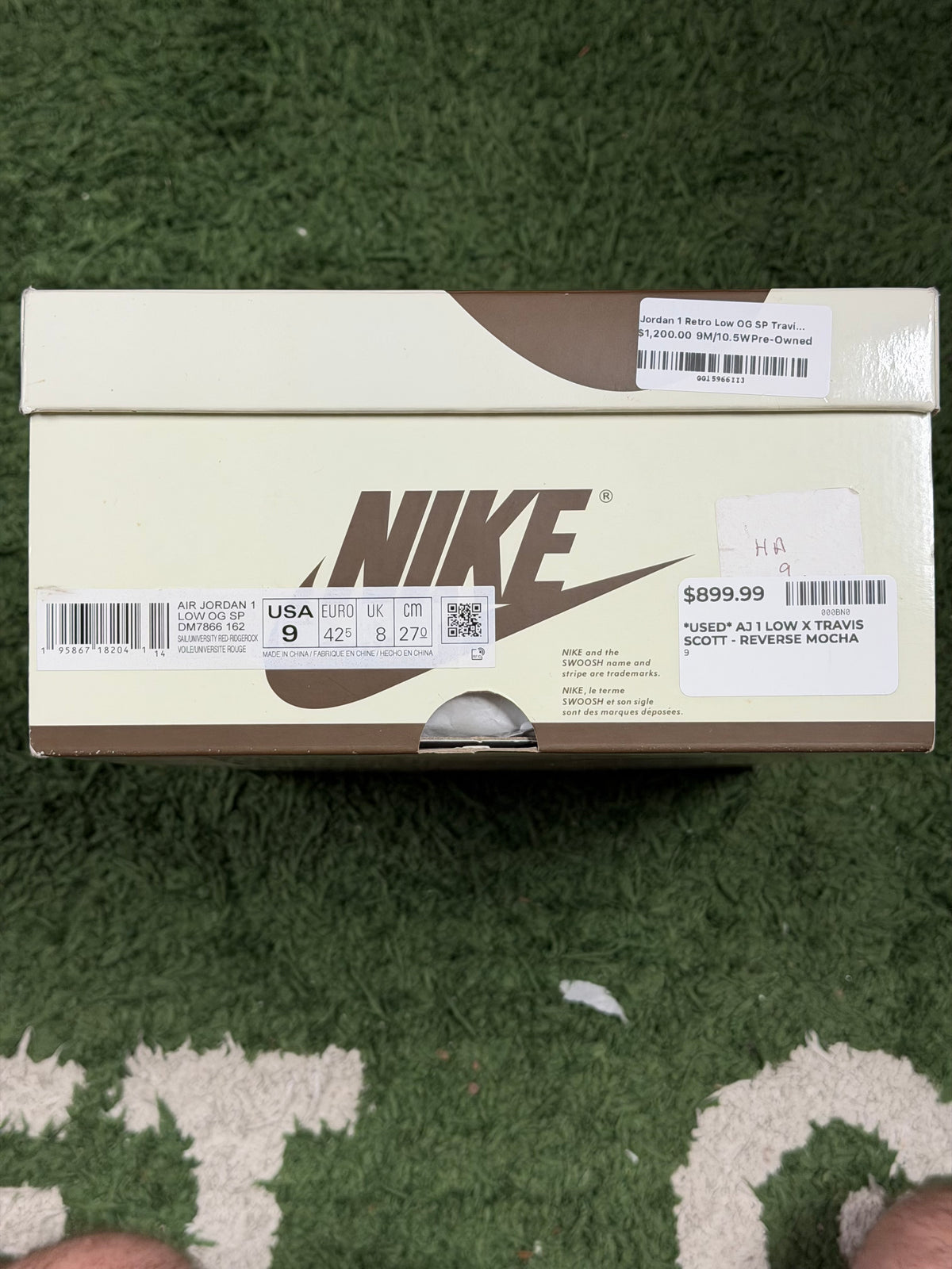 Jordan 1 Retro Low OG SP Travis Scott Reverse Mocha
