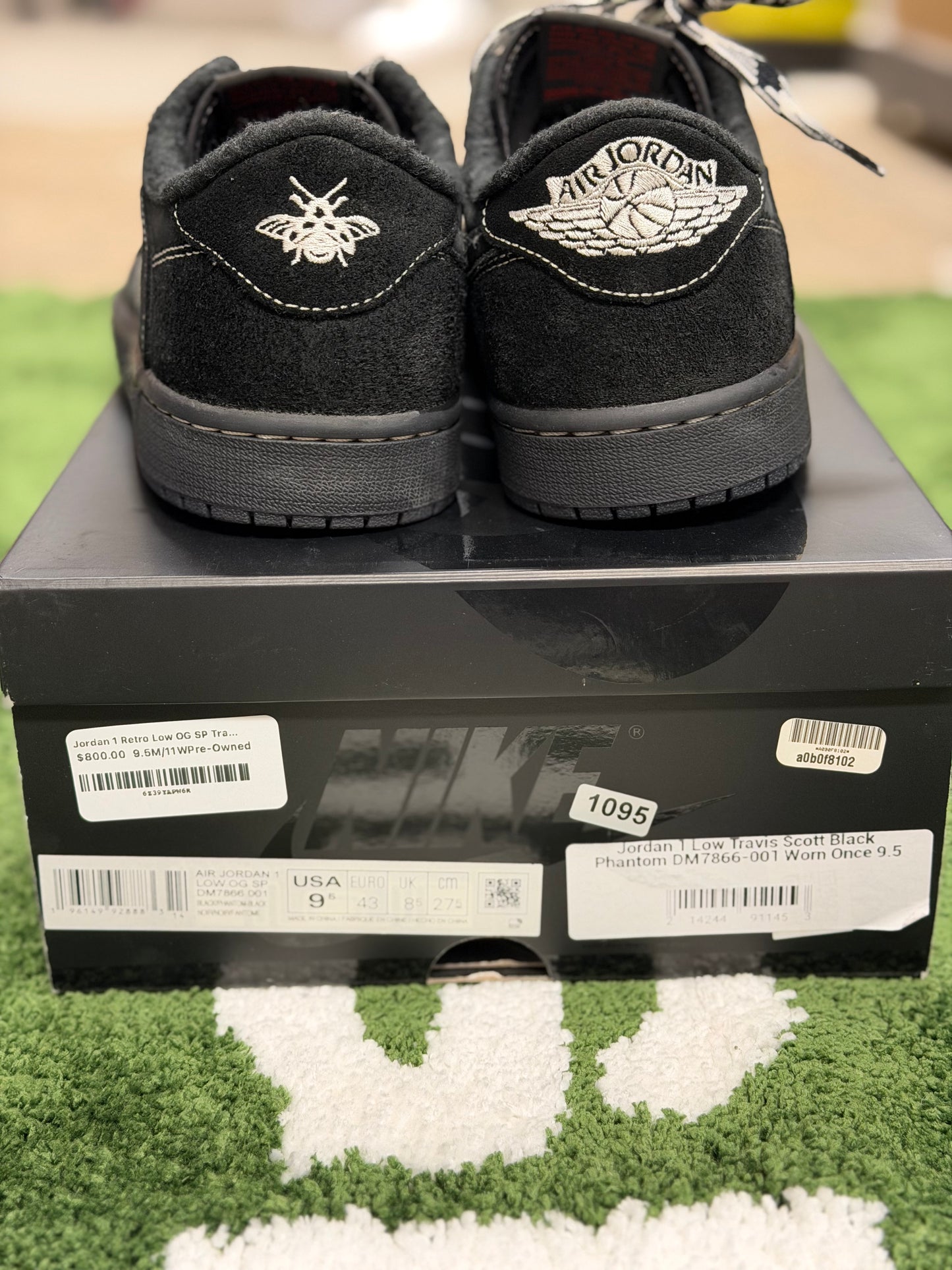 Jordan 1 Retro Low OG SP Travis Scott Black Phantom