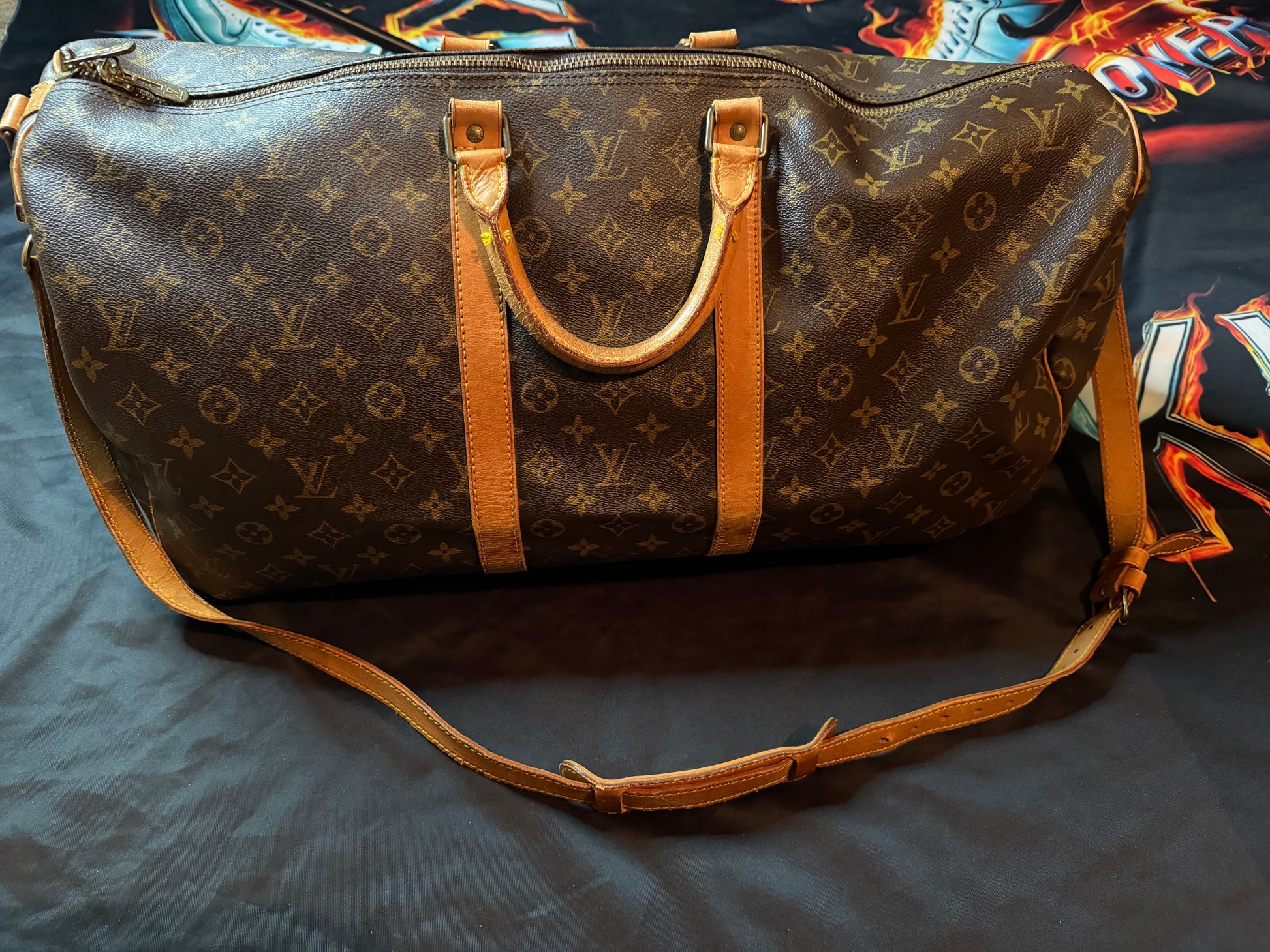 LOUIS VUITTION BANDOLERE 50 MONOGRAM BROWN