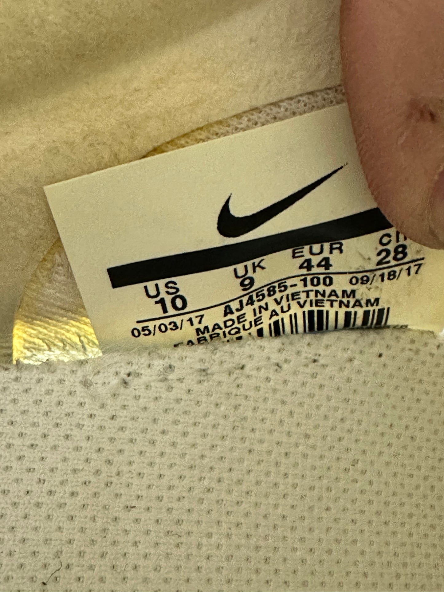 NIKE OFFWHITE AIRMAX 97 WHITE