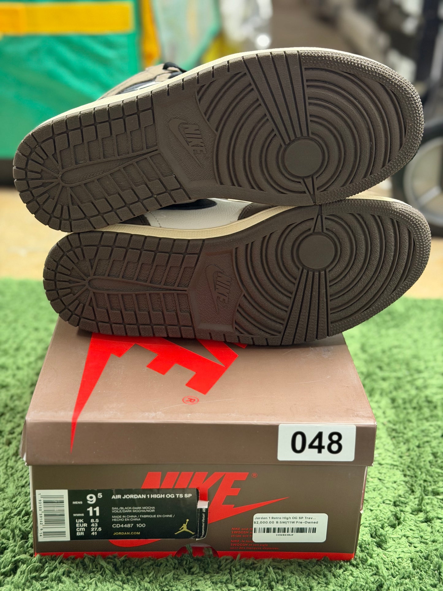 Jordan 1 Retro High OG SP Travis Scott Mocha