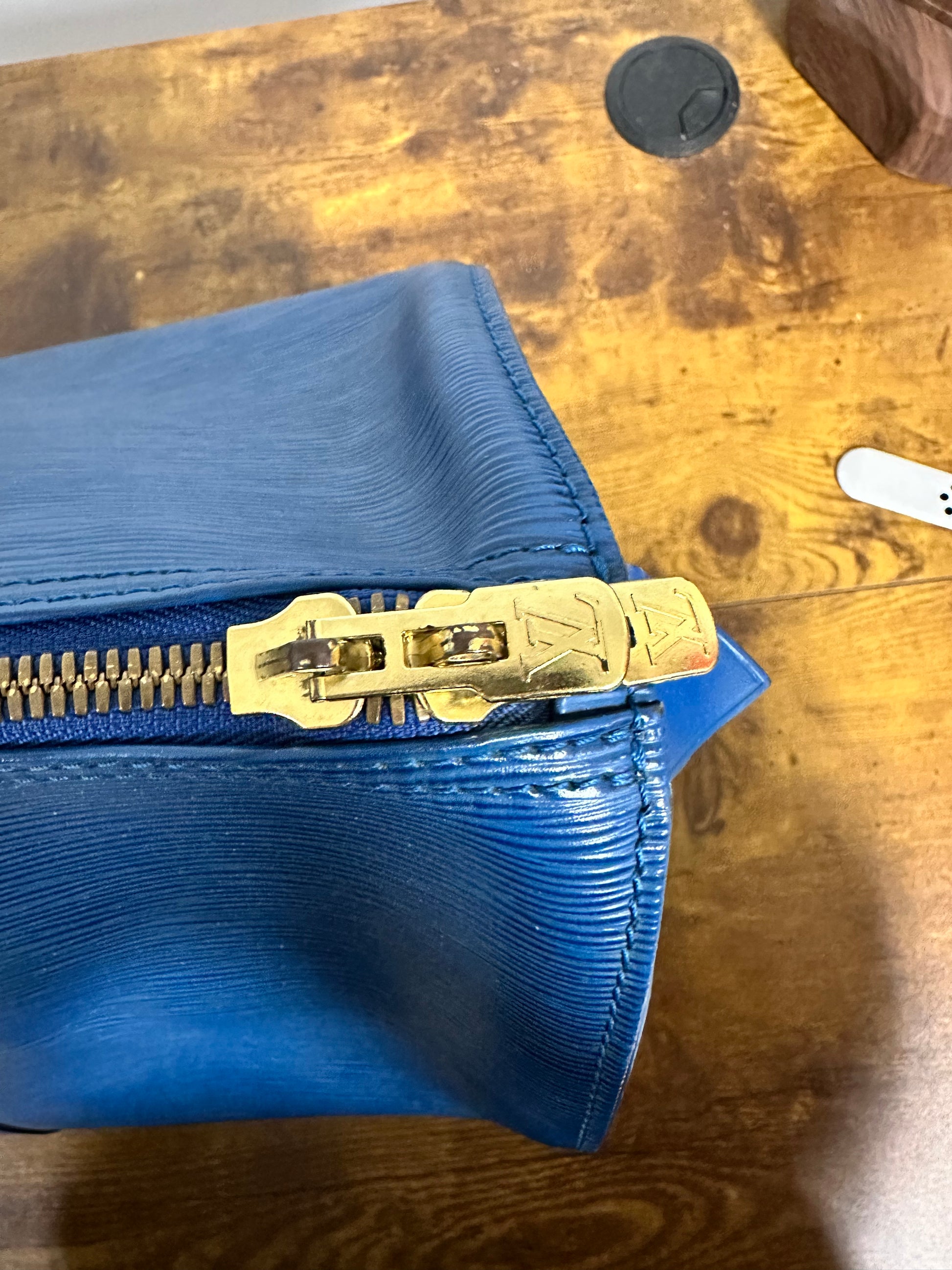 Louis Vuitton Keepall Epi 45 Blue