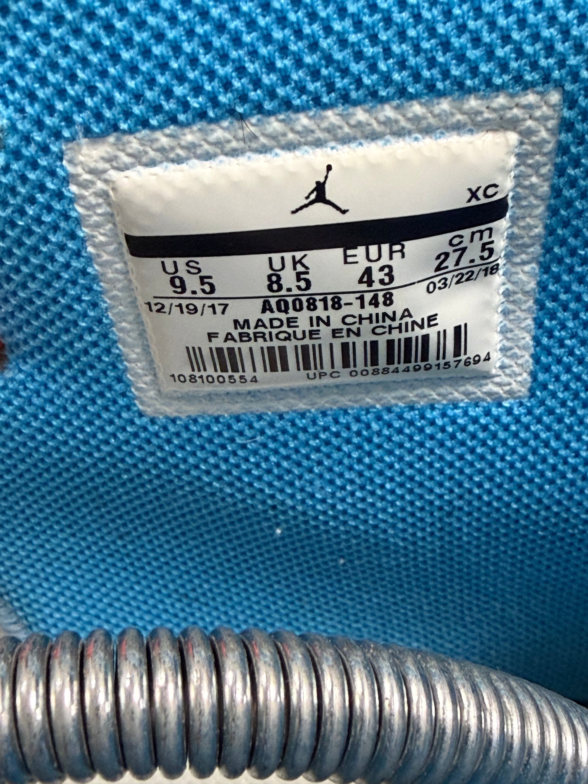 Jordan 1 Retro High Off-White University Blue