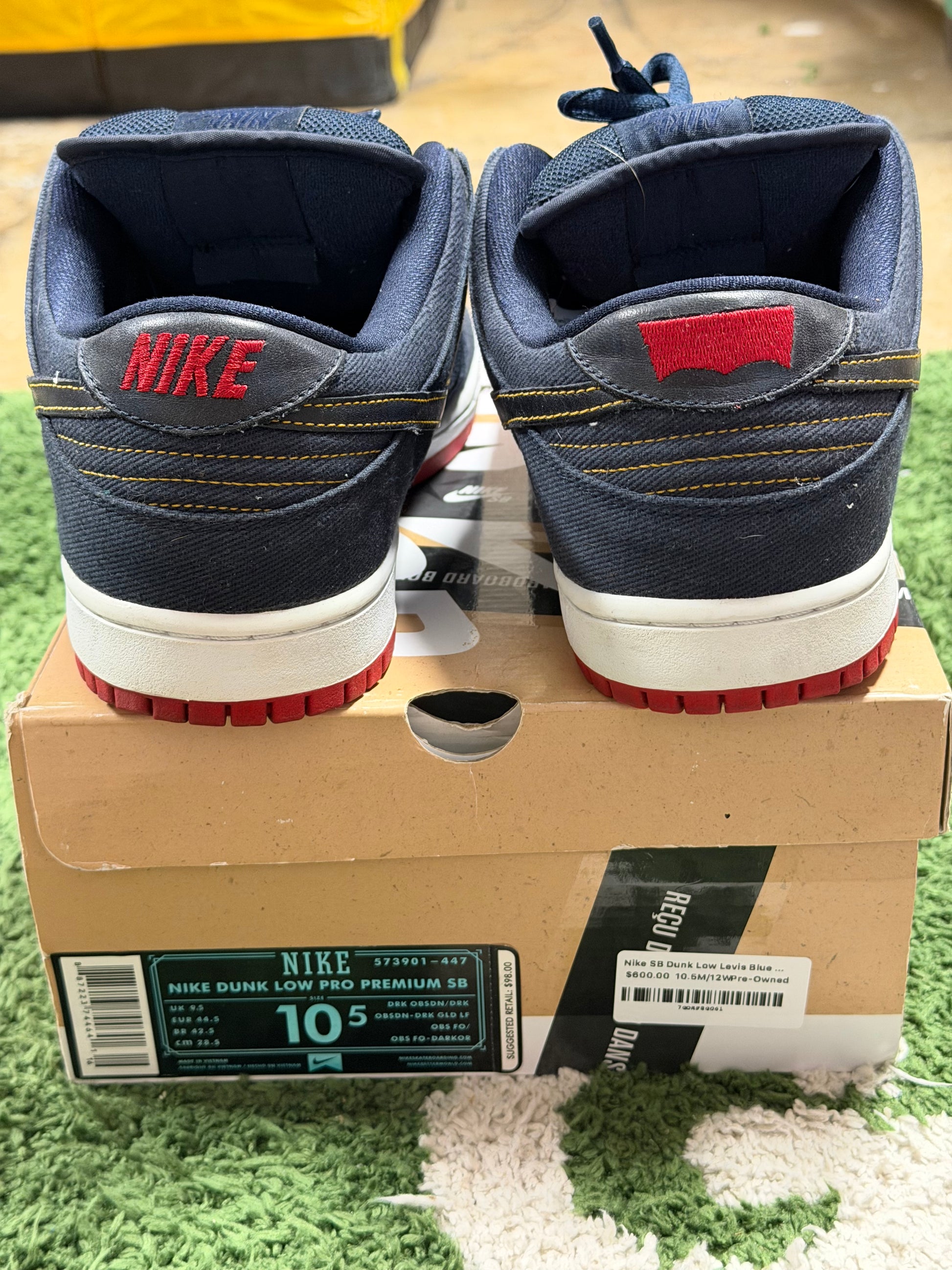 Nike SB Dunk Low Levis Blue Denim