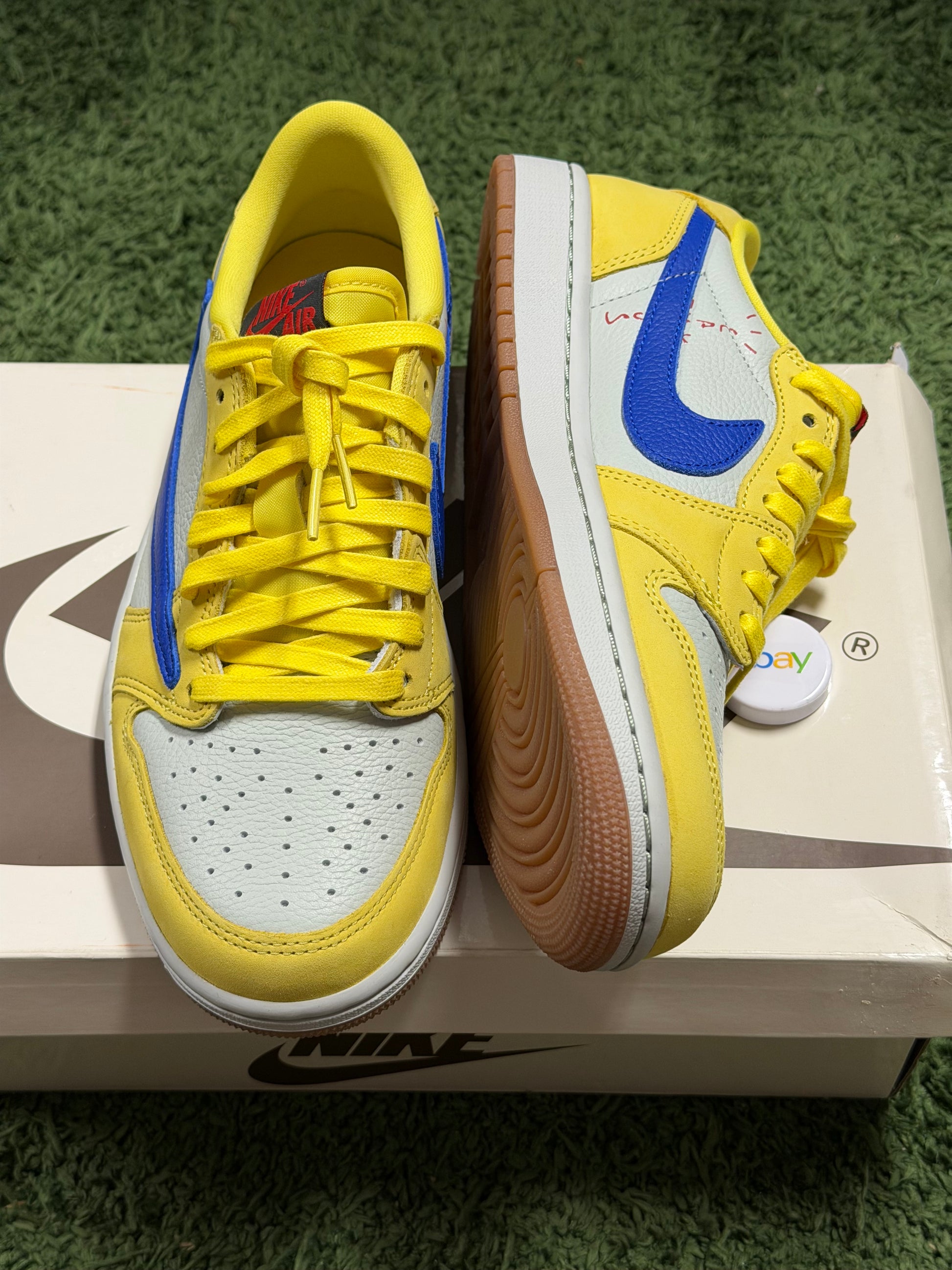 Jordan 1 Retro Low OG SP Travis Scott Canary (Women's)