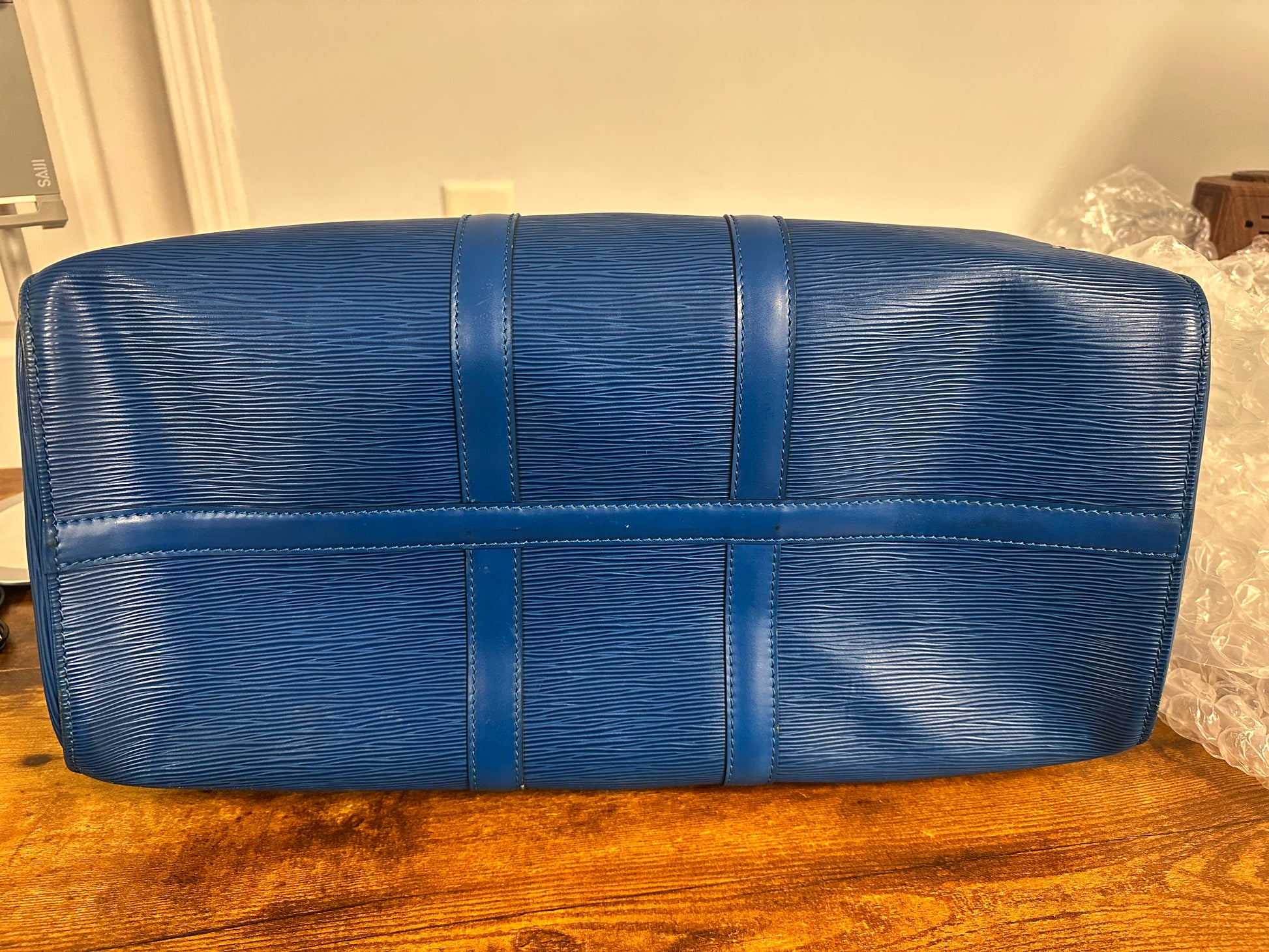 Louis Vuitton Keepall Epi 45 Blue