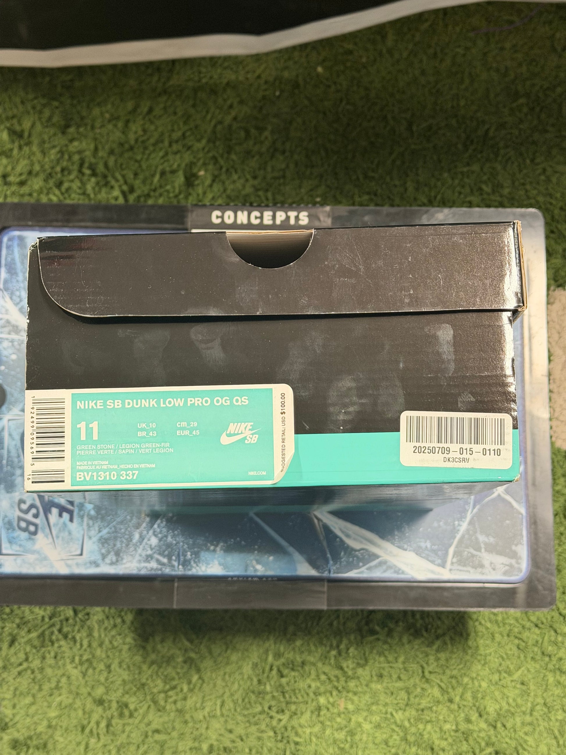 Nike SB Dunk Low Concepts Green Lobster (Special Box)