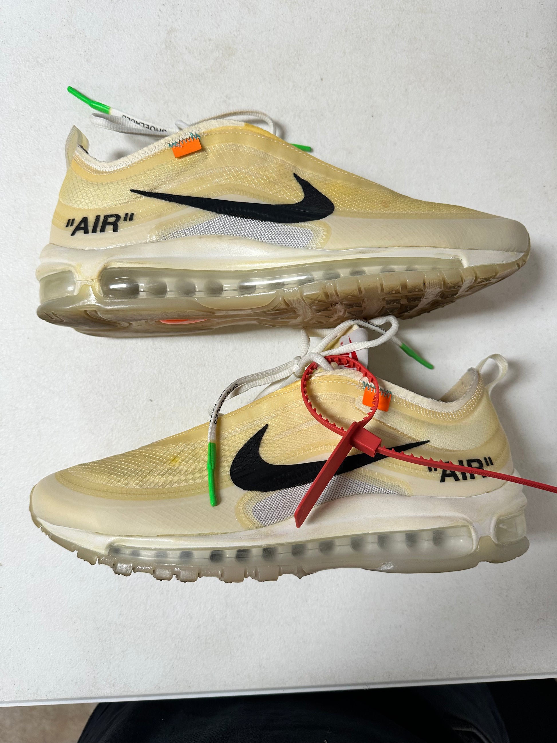 NIKE OFFWHITE AIRMAX 97 WHITE