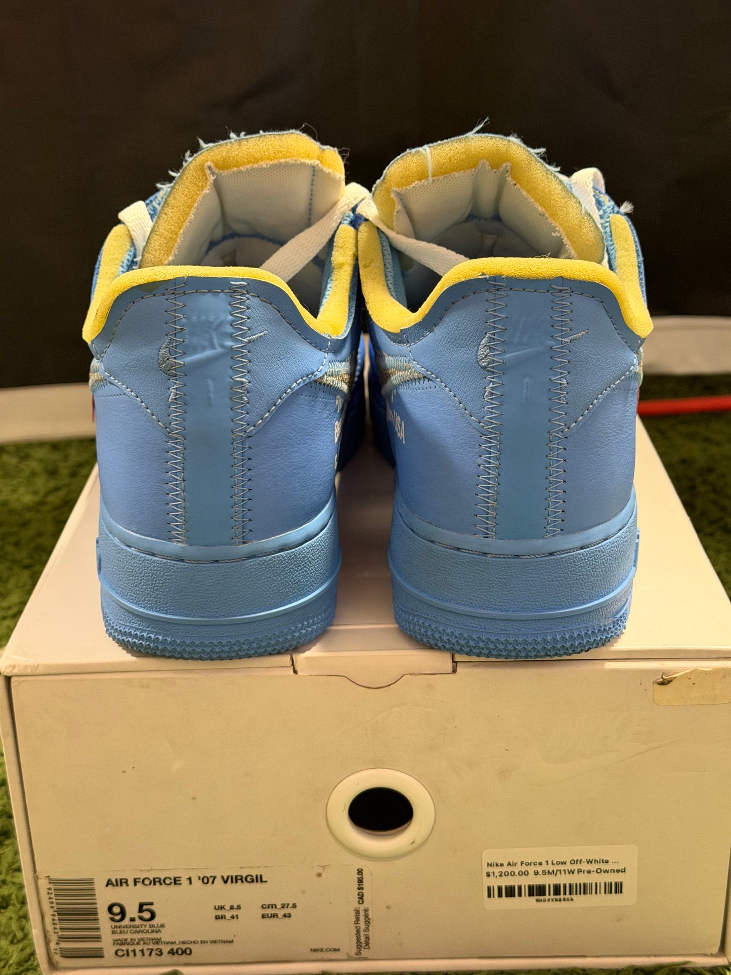 Nike Air Force 1 Low Off-White MCA University Blue