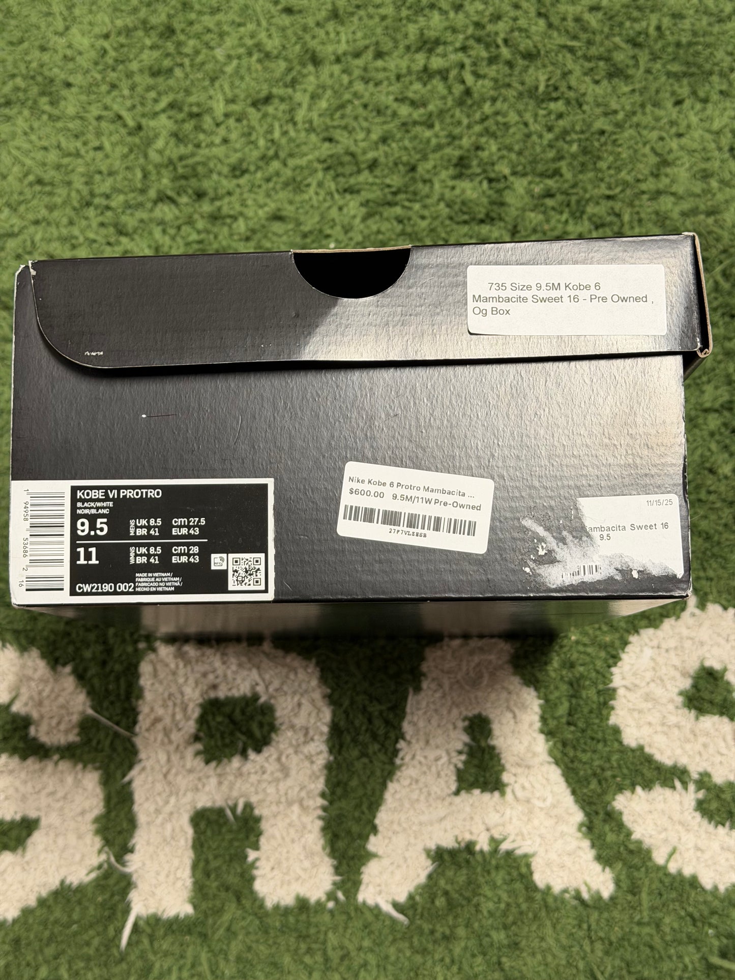 Nike Kobe 6 Protro Mambacita Sweet 16