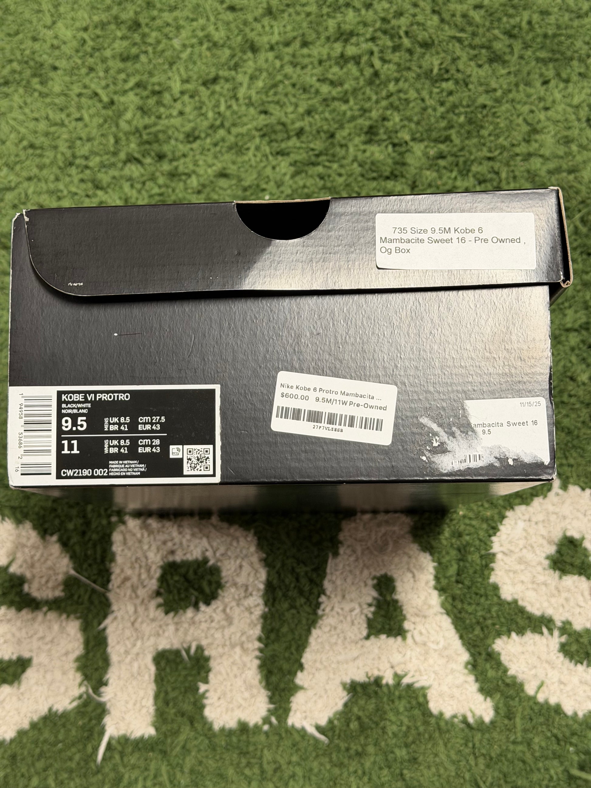 Nike Kobe 6 Protro Mambacita Sweet 16