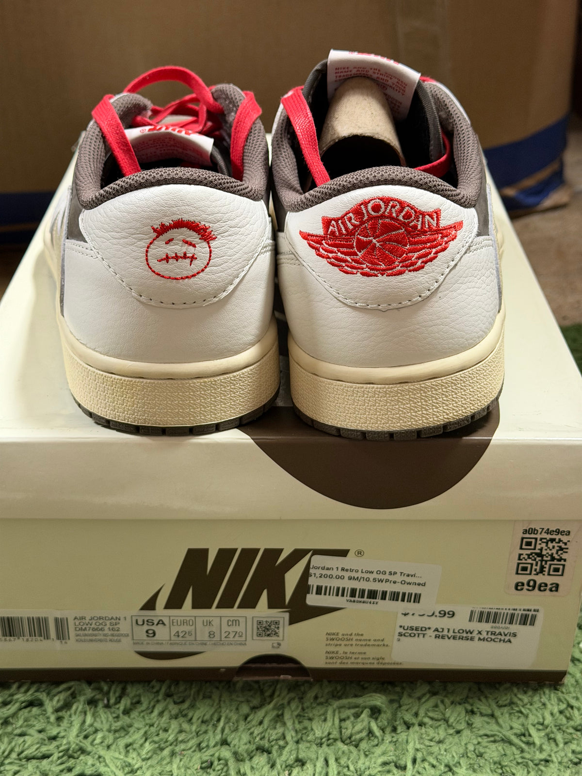 Jordan 1 Retro Low OG SP Travis Scott Reverse Mocha