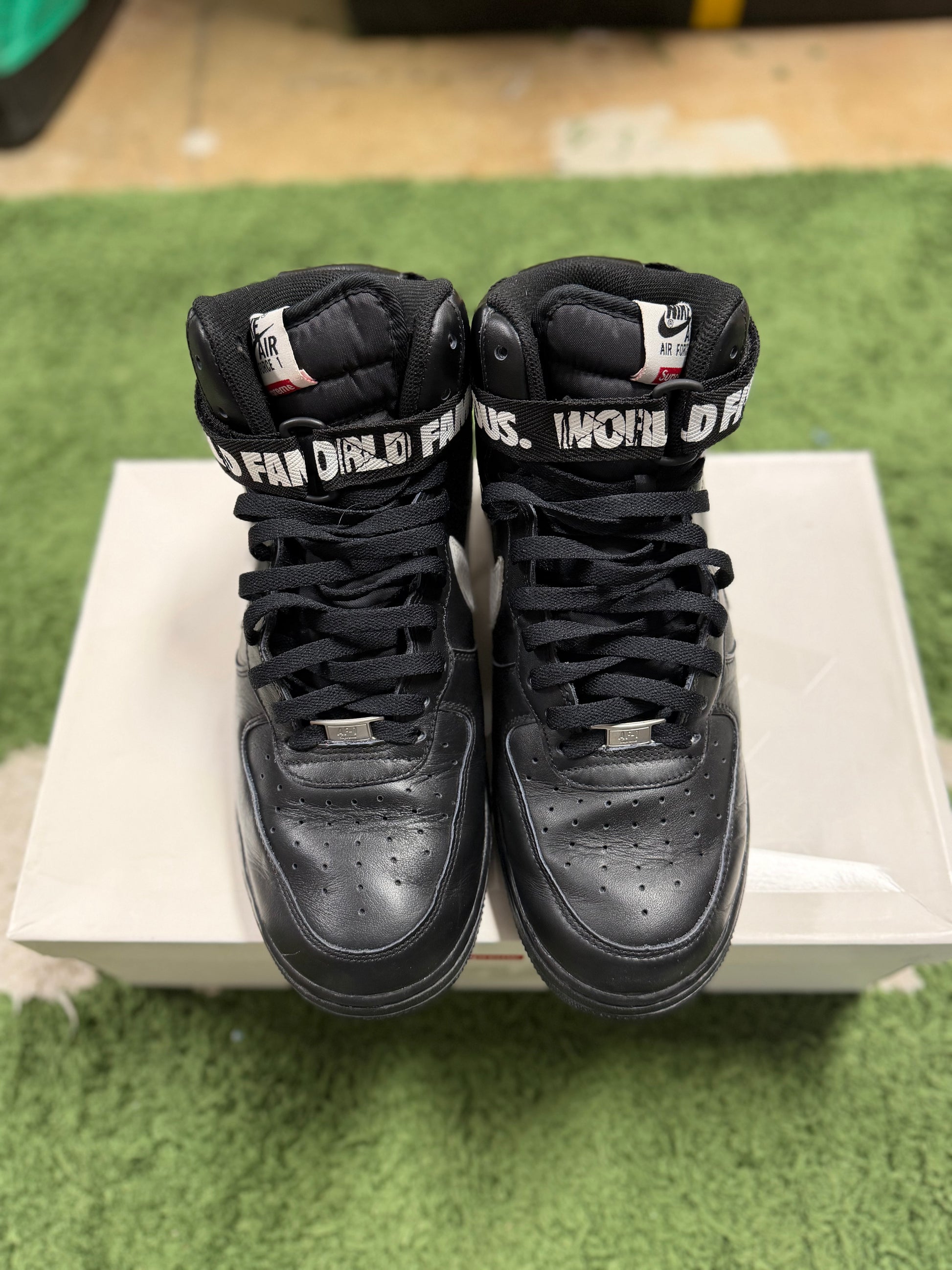 Nike Air Force 1 High Supreme World Famous Black