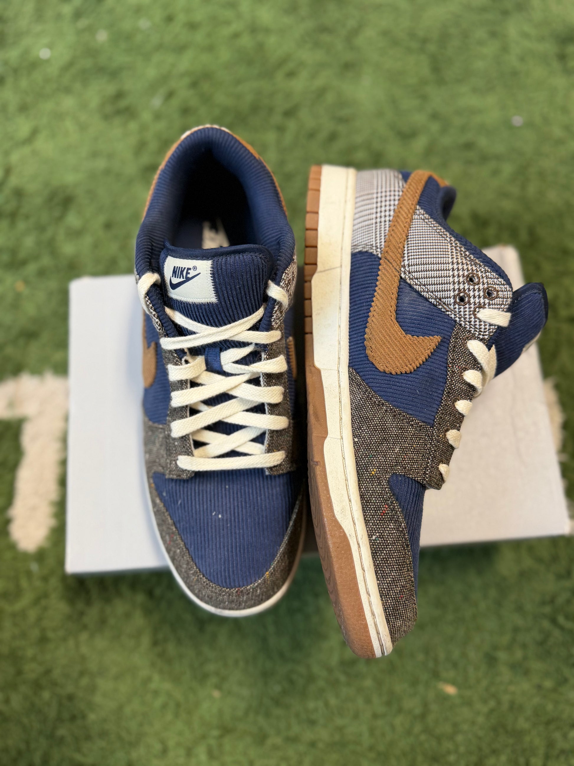 Nike Dunk Low Tweed Midnight Navy Corduroy