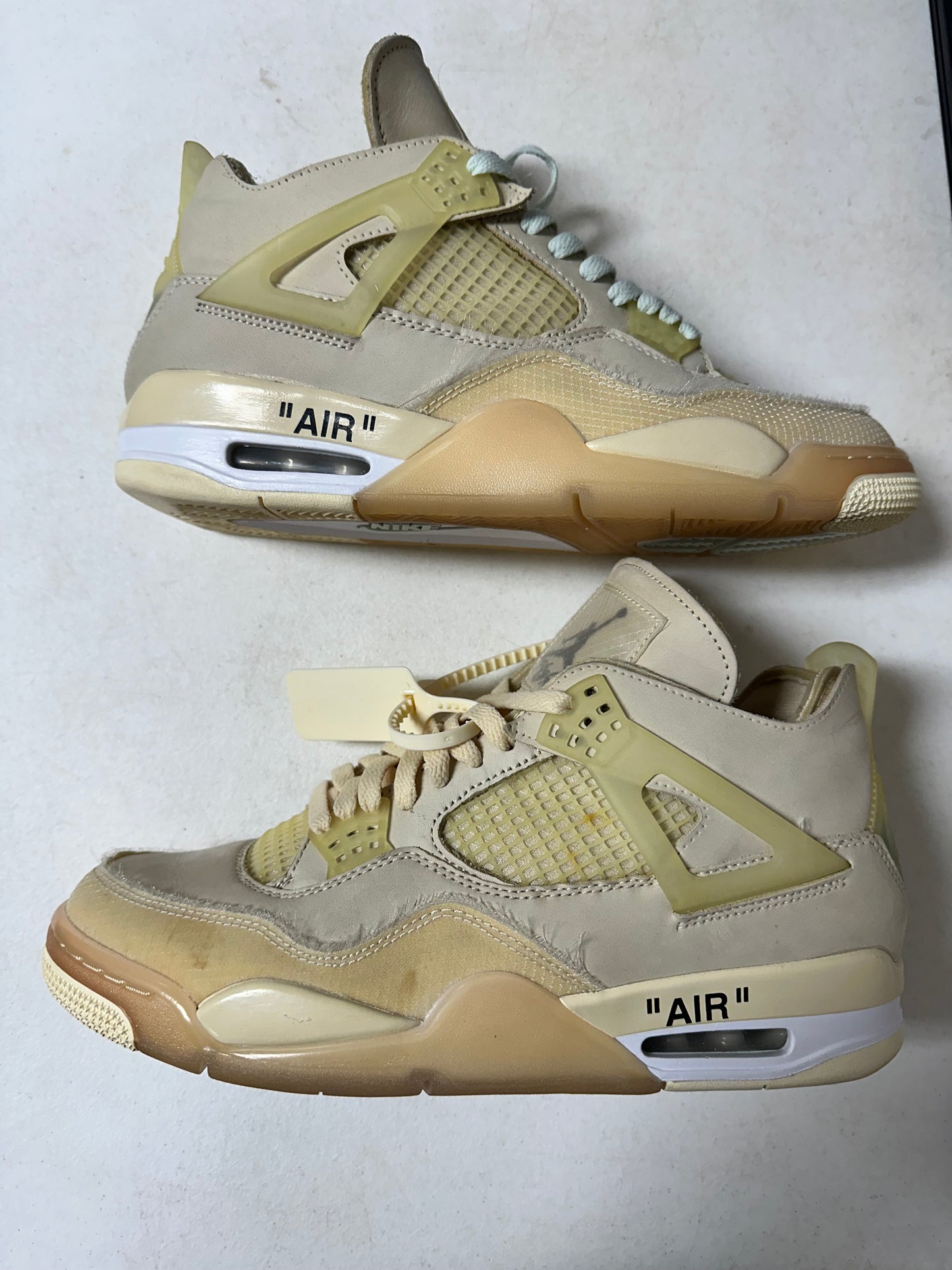Jordan 4 Off White Sail