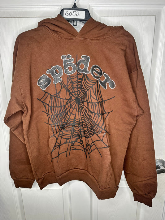 SP5DER HOODIE BROWN