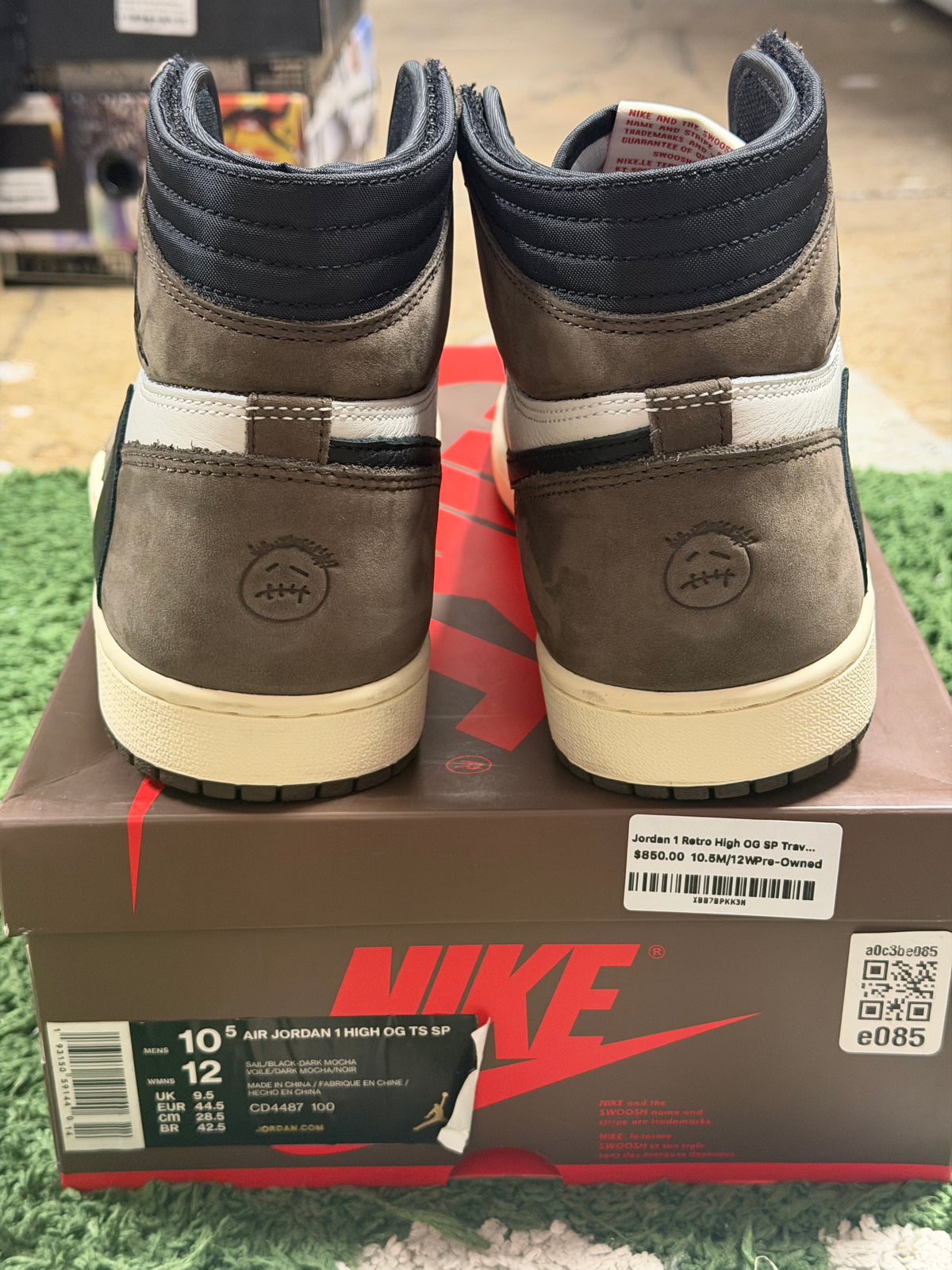 Jordan 1 Retro High OG SP Travis Scott Mocha