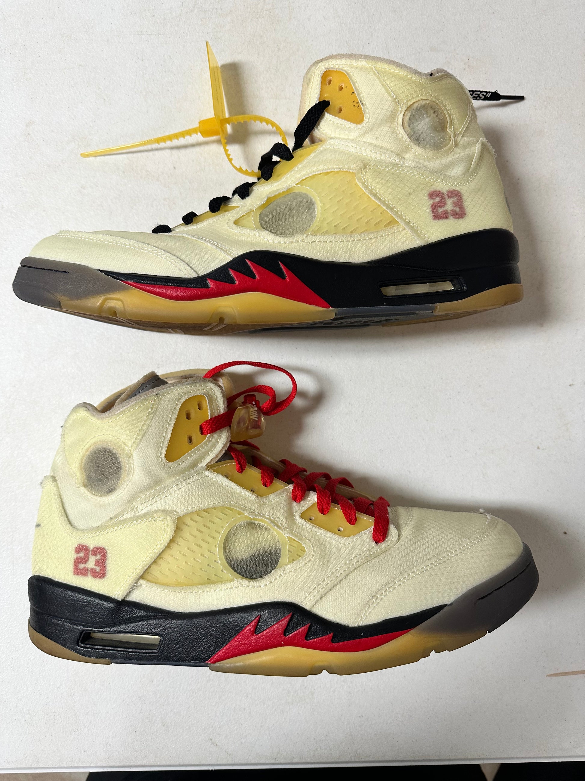 Jordan 5 x Off-White Sail