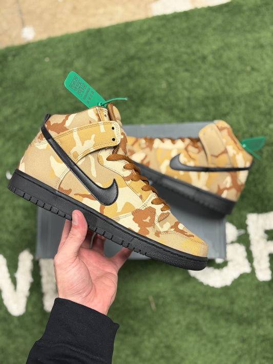 NIKE SB DUNK HIGH DESERT CAMO