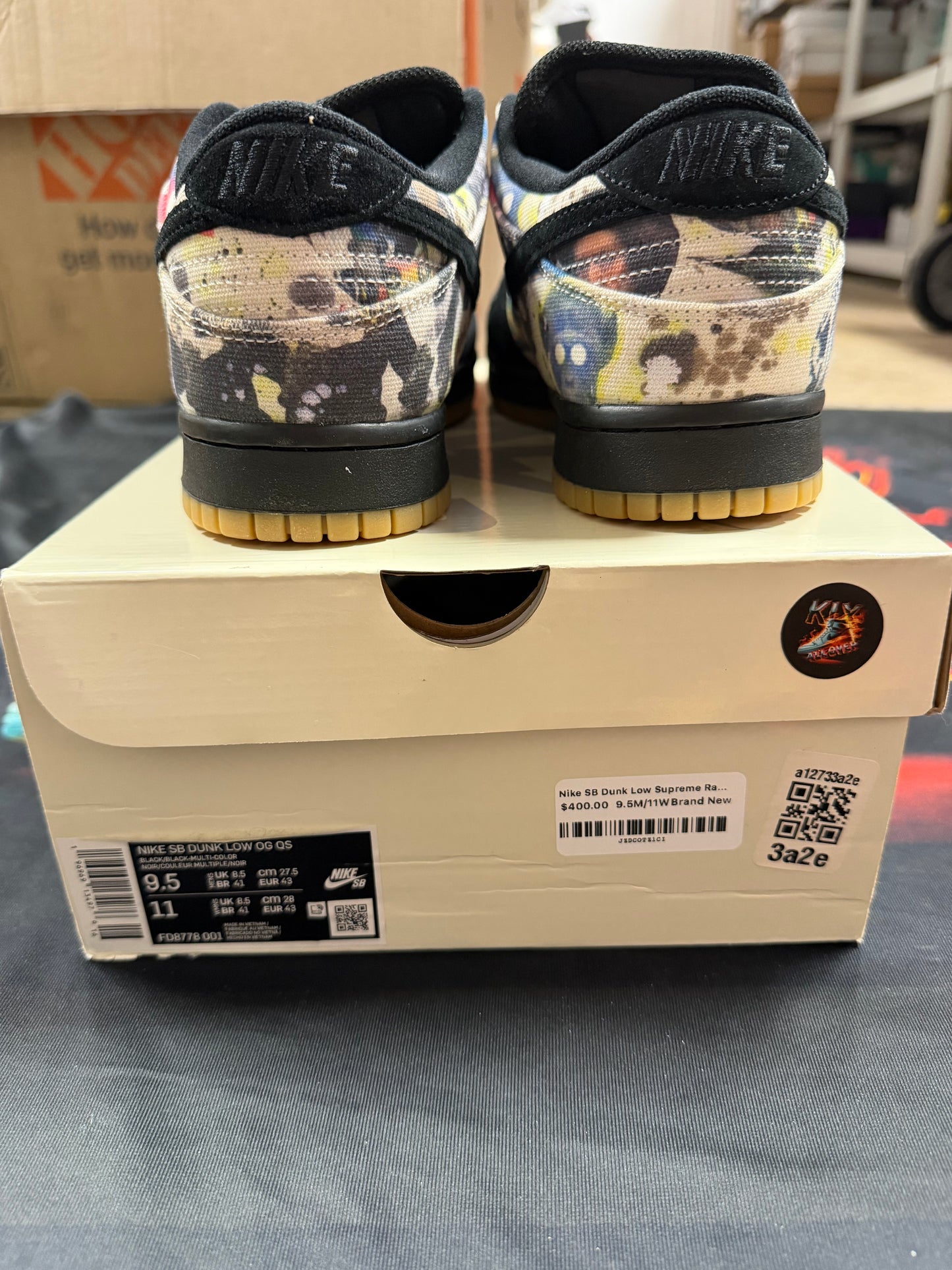 Nike SB Dunk Low Supreme Rammellzee