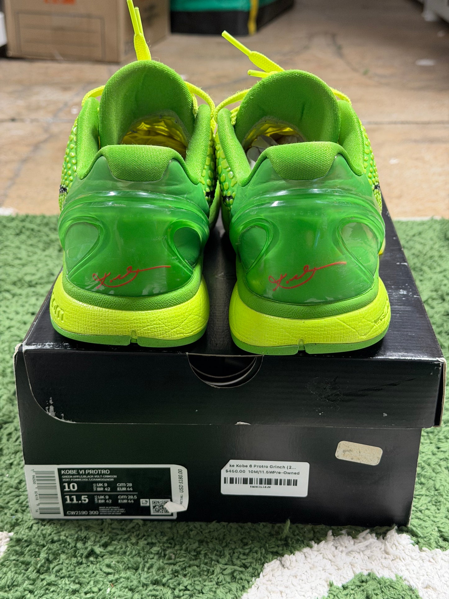 Nike Kobe 6 Protro Grinch (2020)