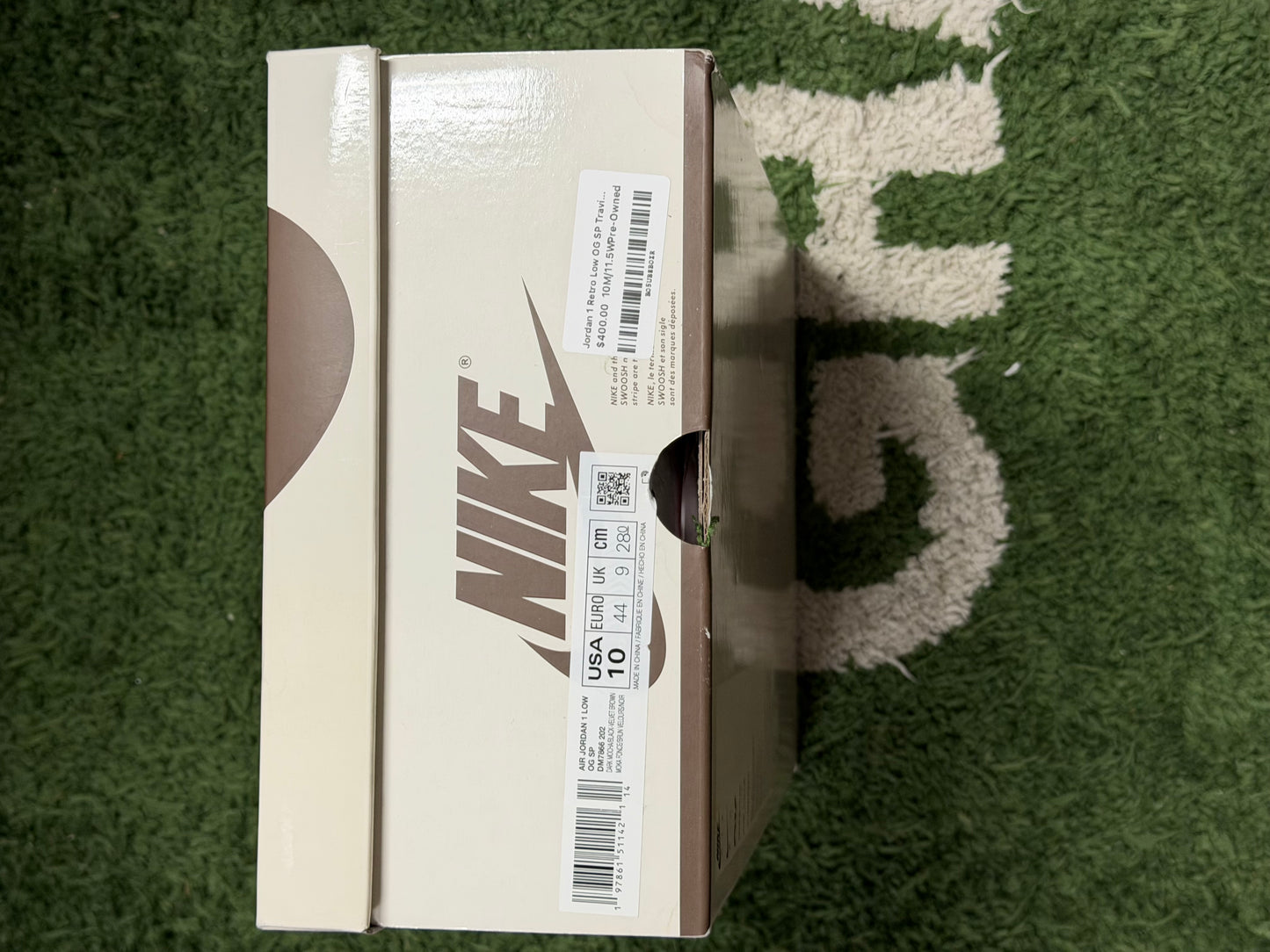 Jordan 1 Retro Low OG SP Travis Scott Velvet Brown