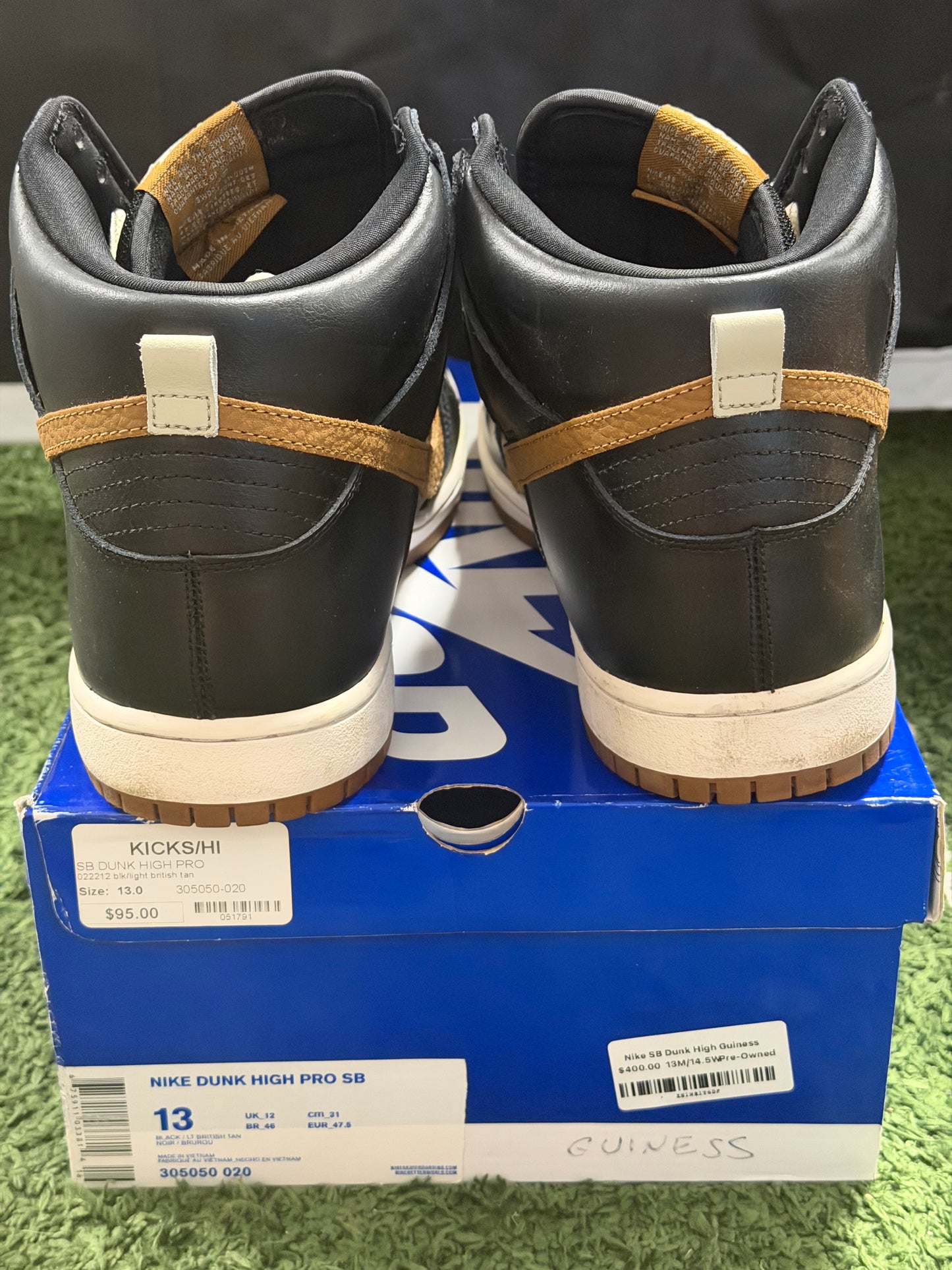 Nike SB Dunk High Guiness