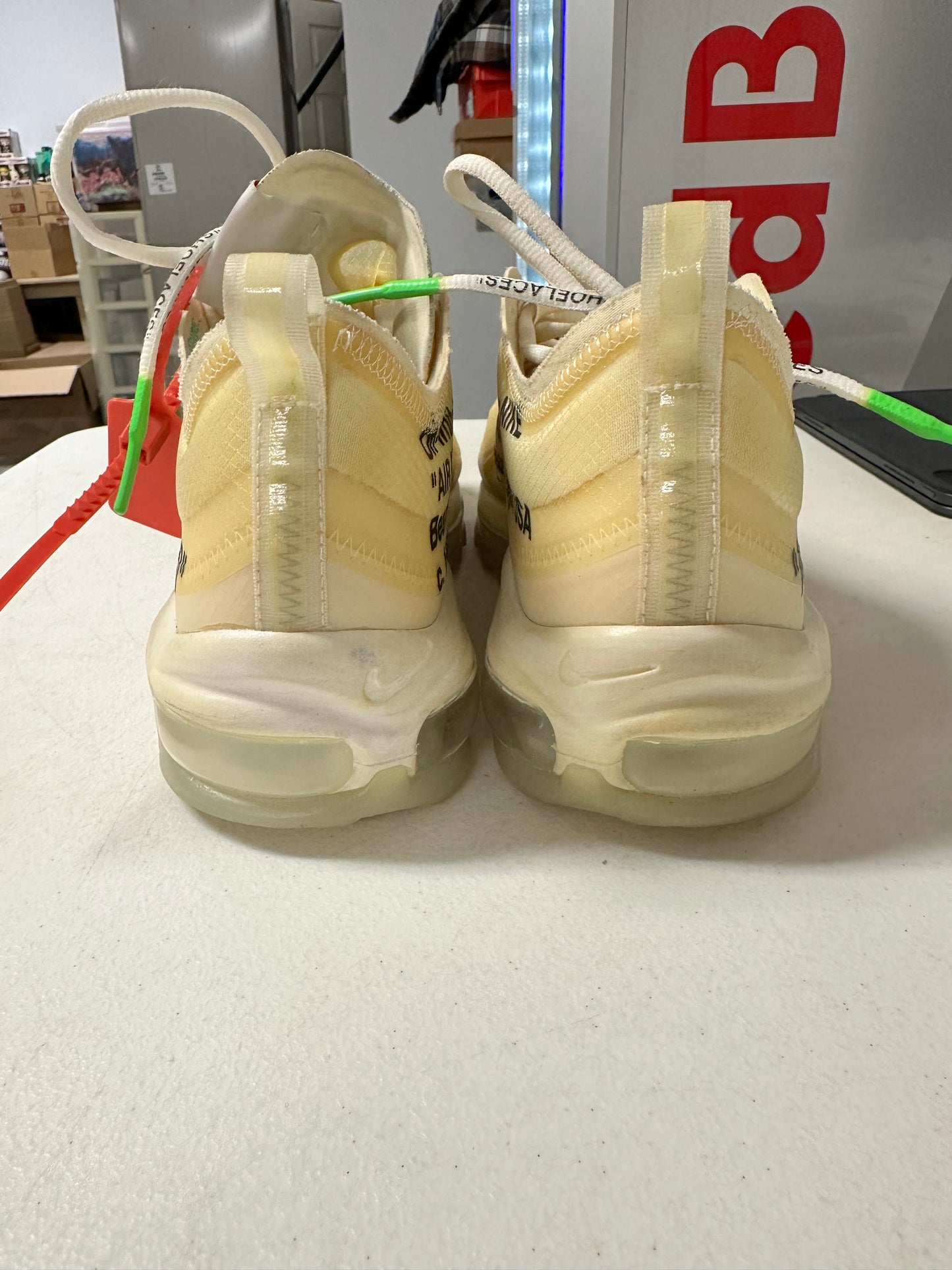 NIKE OFFWHITE AIRMAX 97 WHITE