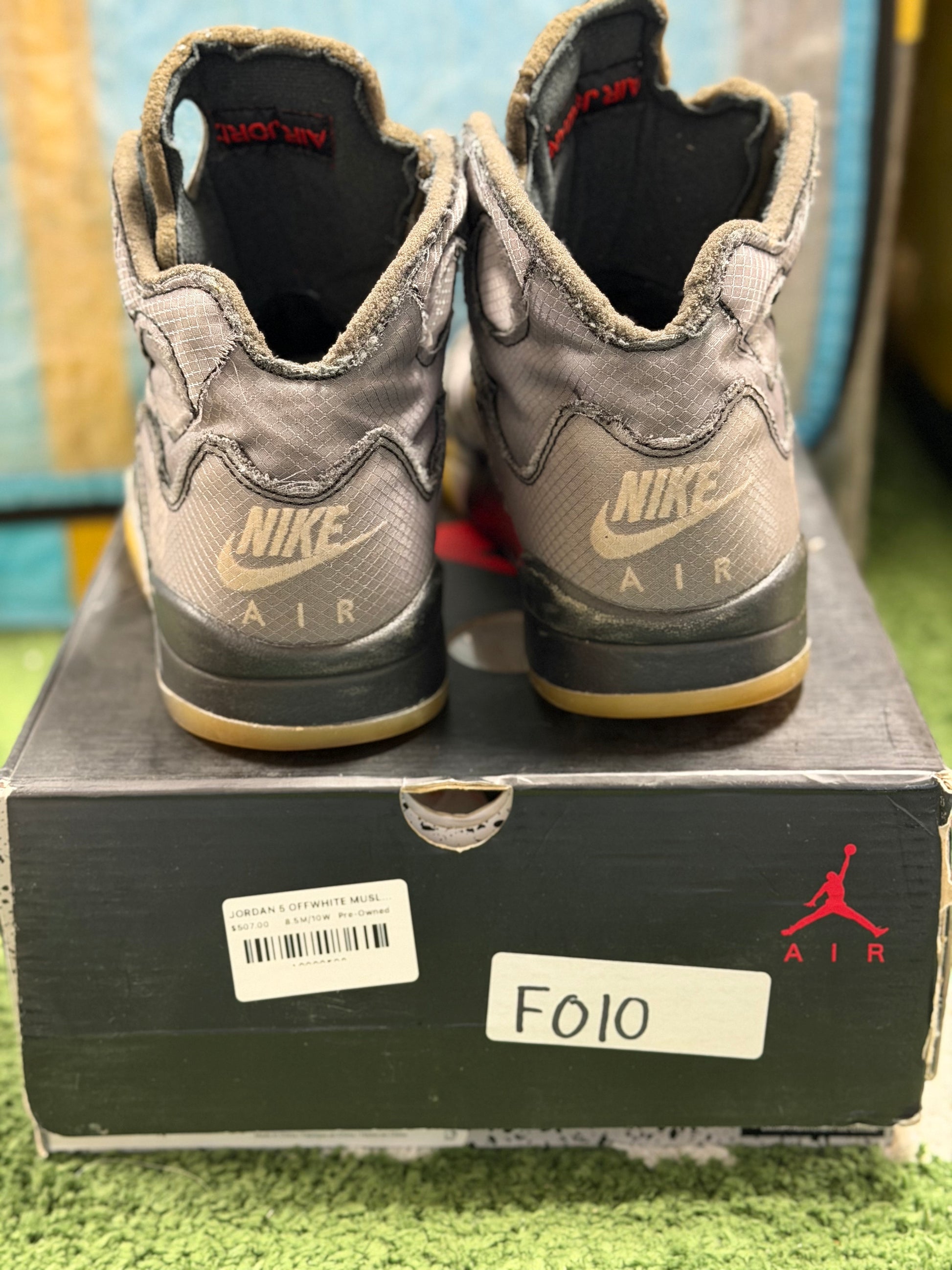JORDAN 5 OFFWHITE MUSLIN