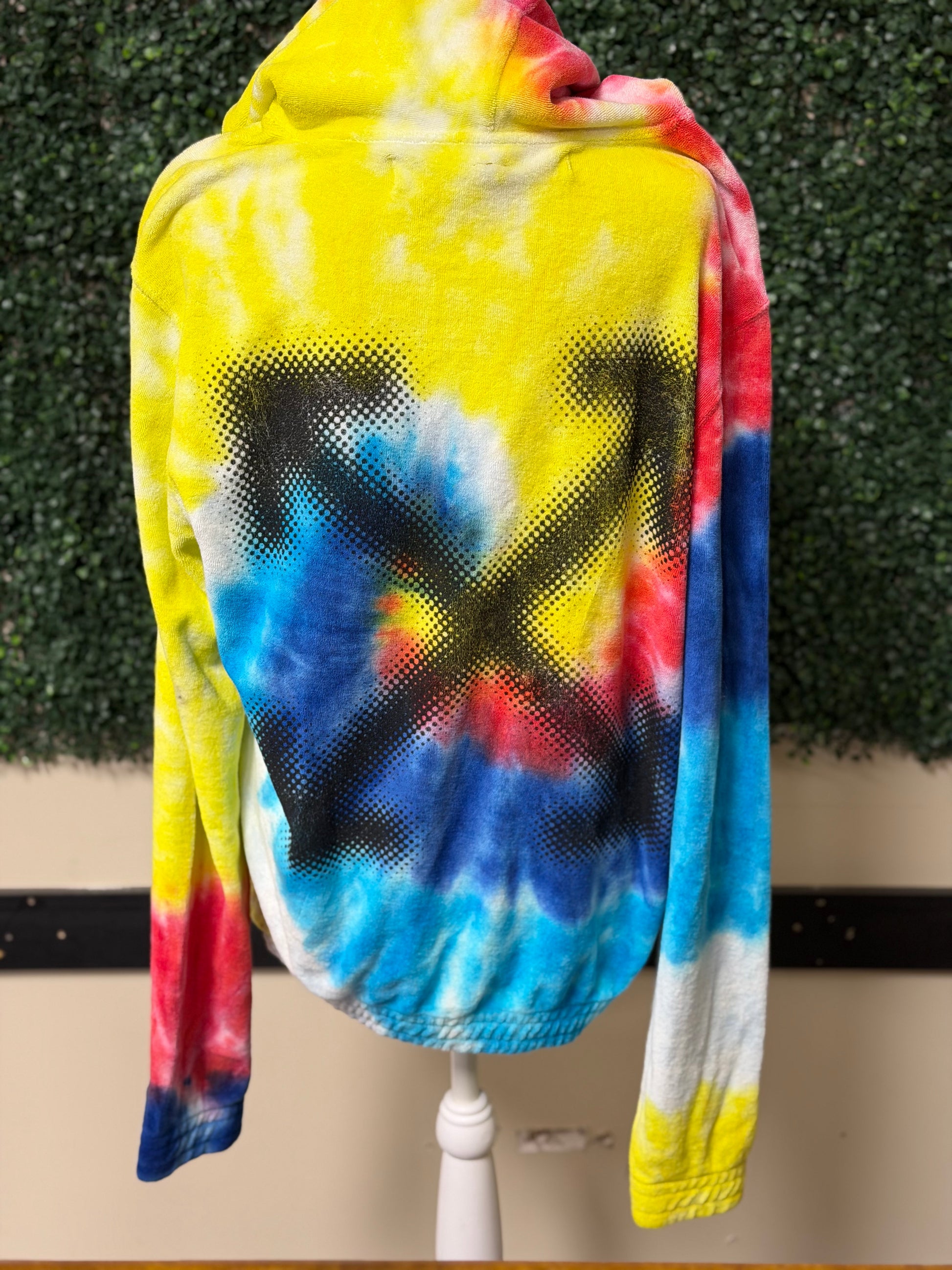 OFFWHITE TYE DYE HOODIE (WOMENS MEDIUM)
