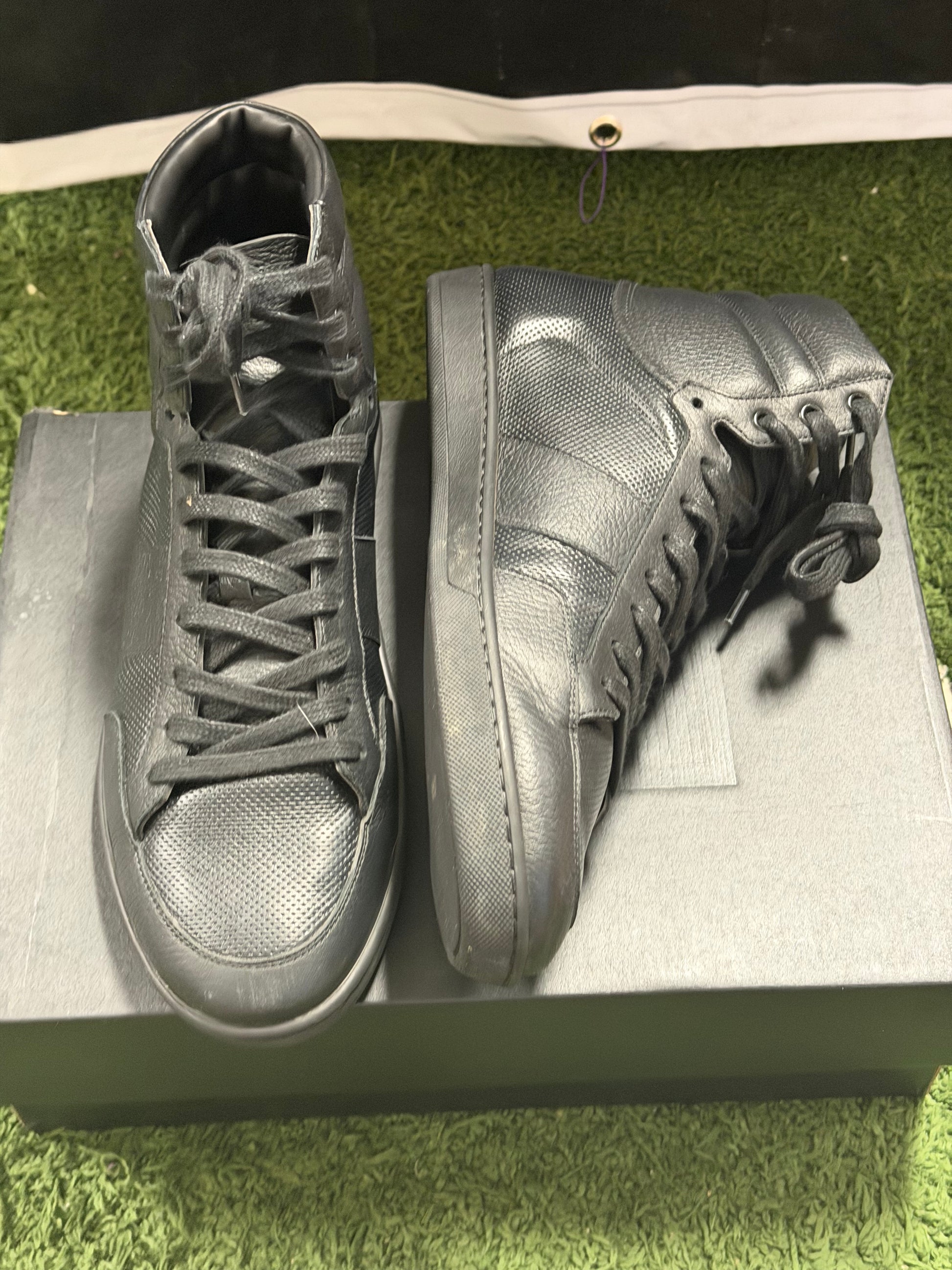 SAINT LAURENT BLACK HIGH TOP SNEAKER
