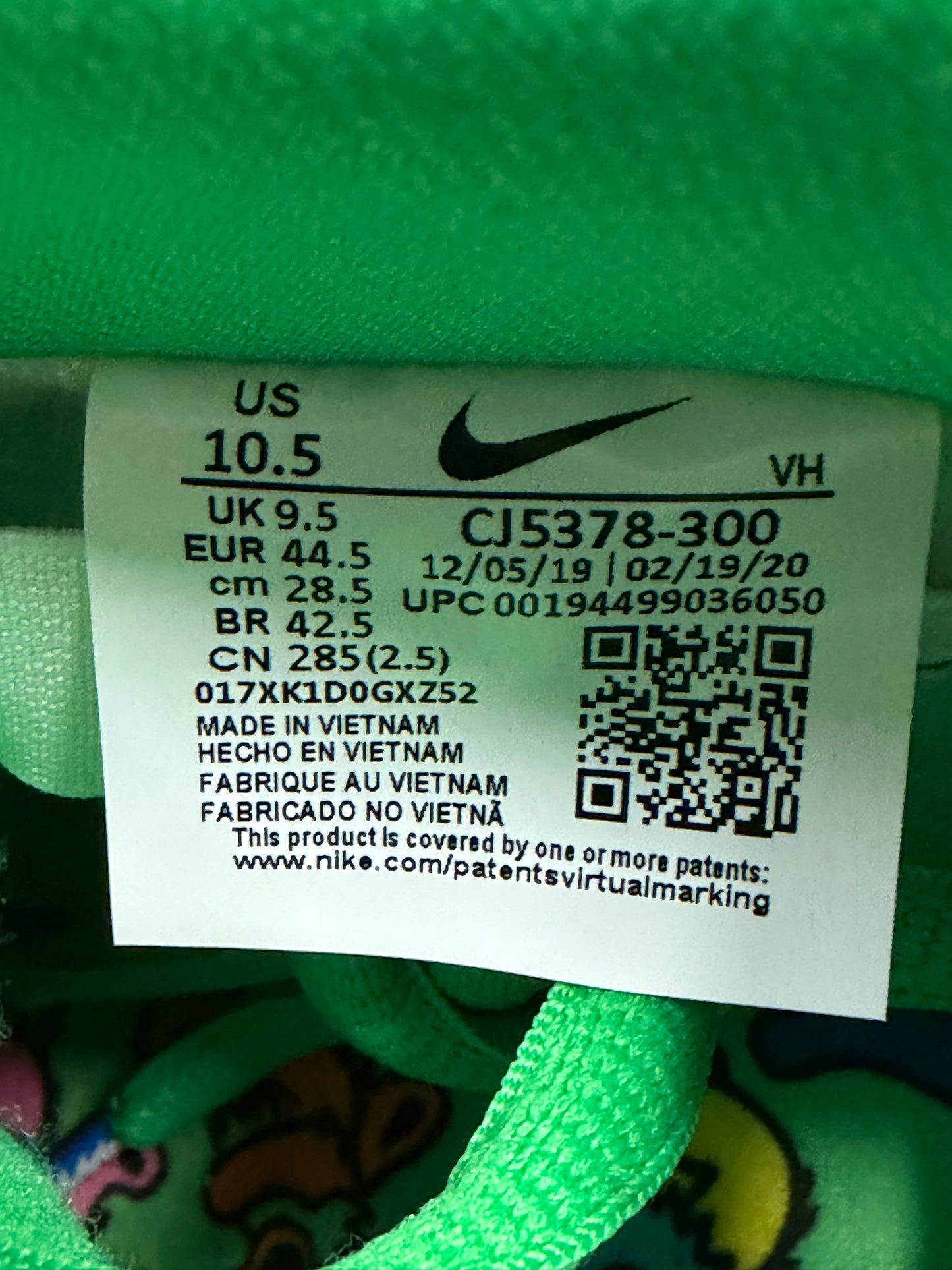Nike SB Dunk Low Grateful Dead Bears Green