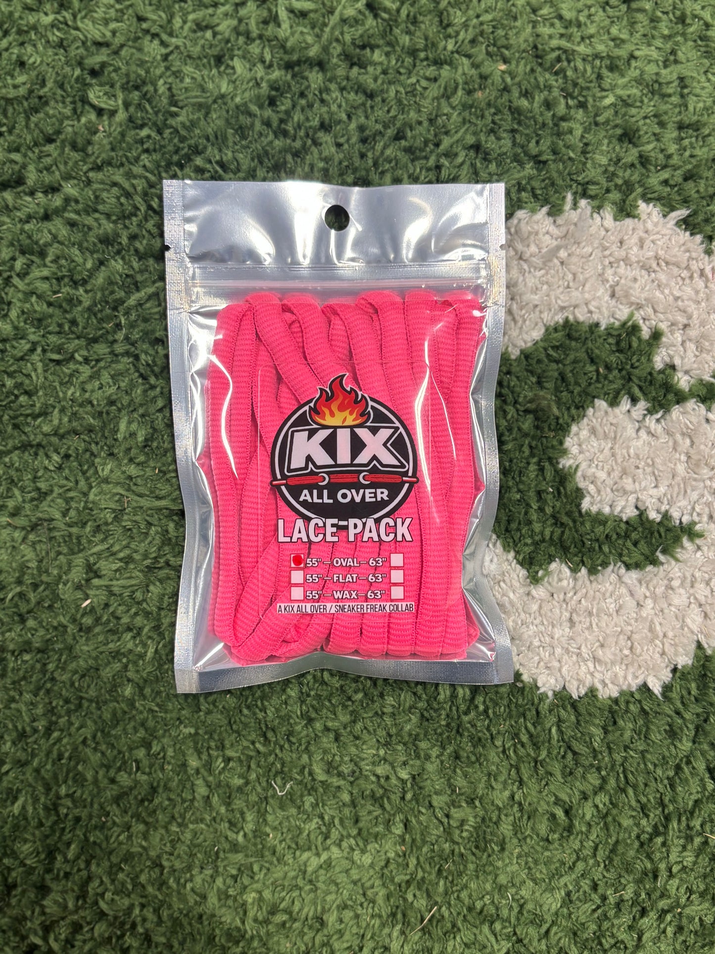 KIX ALL OVER SINGLE LACE PACK (HOT PINK)