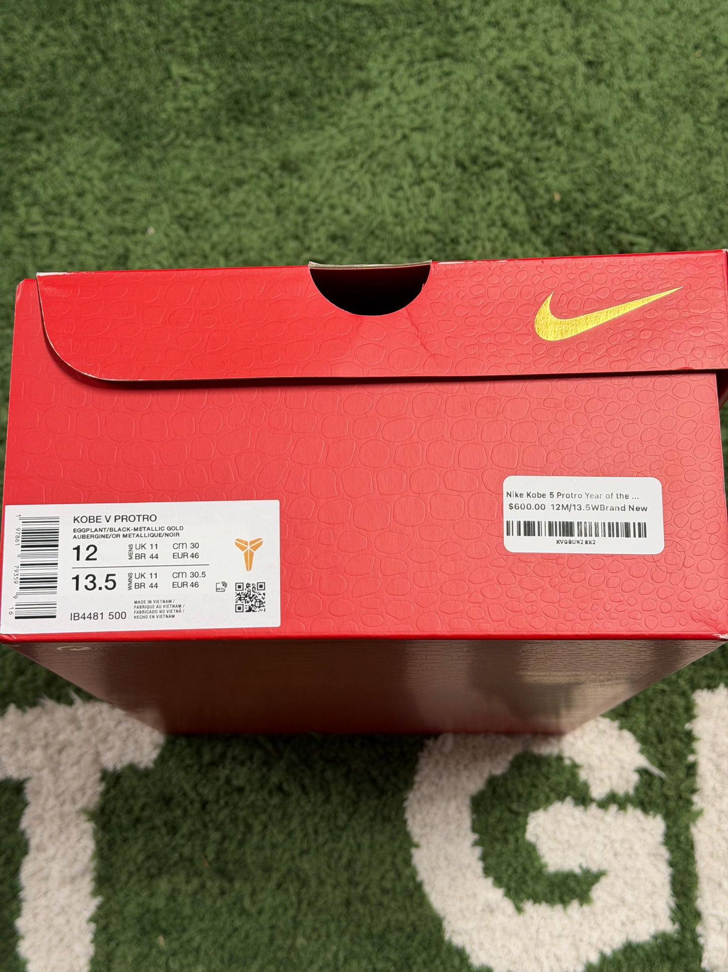 Nike Kobe 5 Protro Year of the Mamba Eggplant (COMES WITH ACCESSORIES)