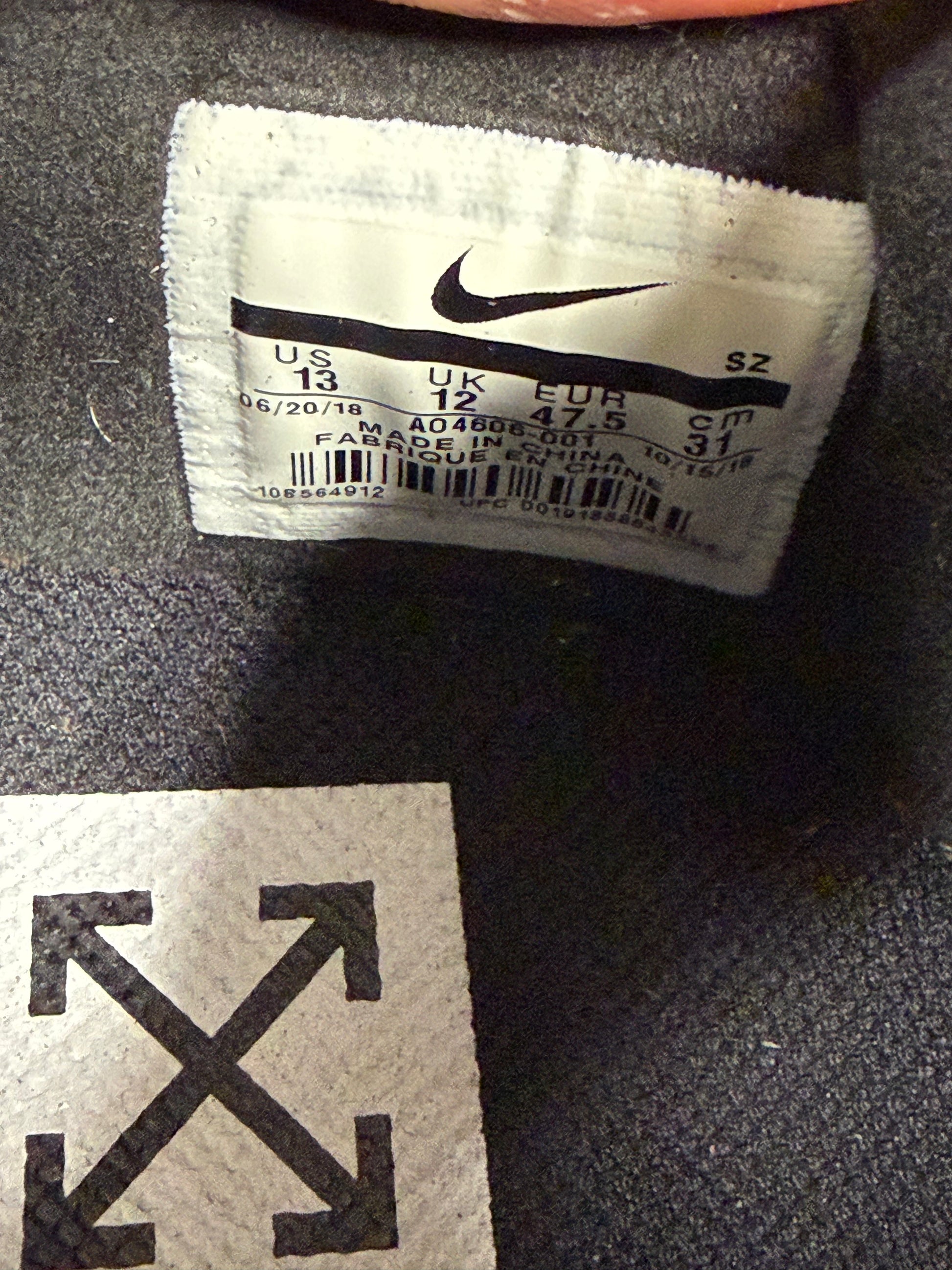 Nike Air Force 1 Low Off-White Black White
