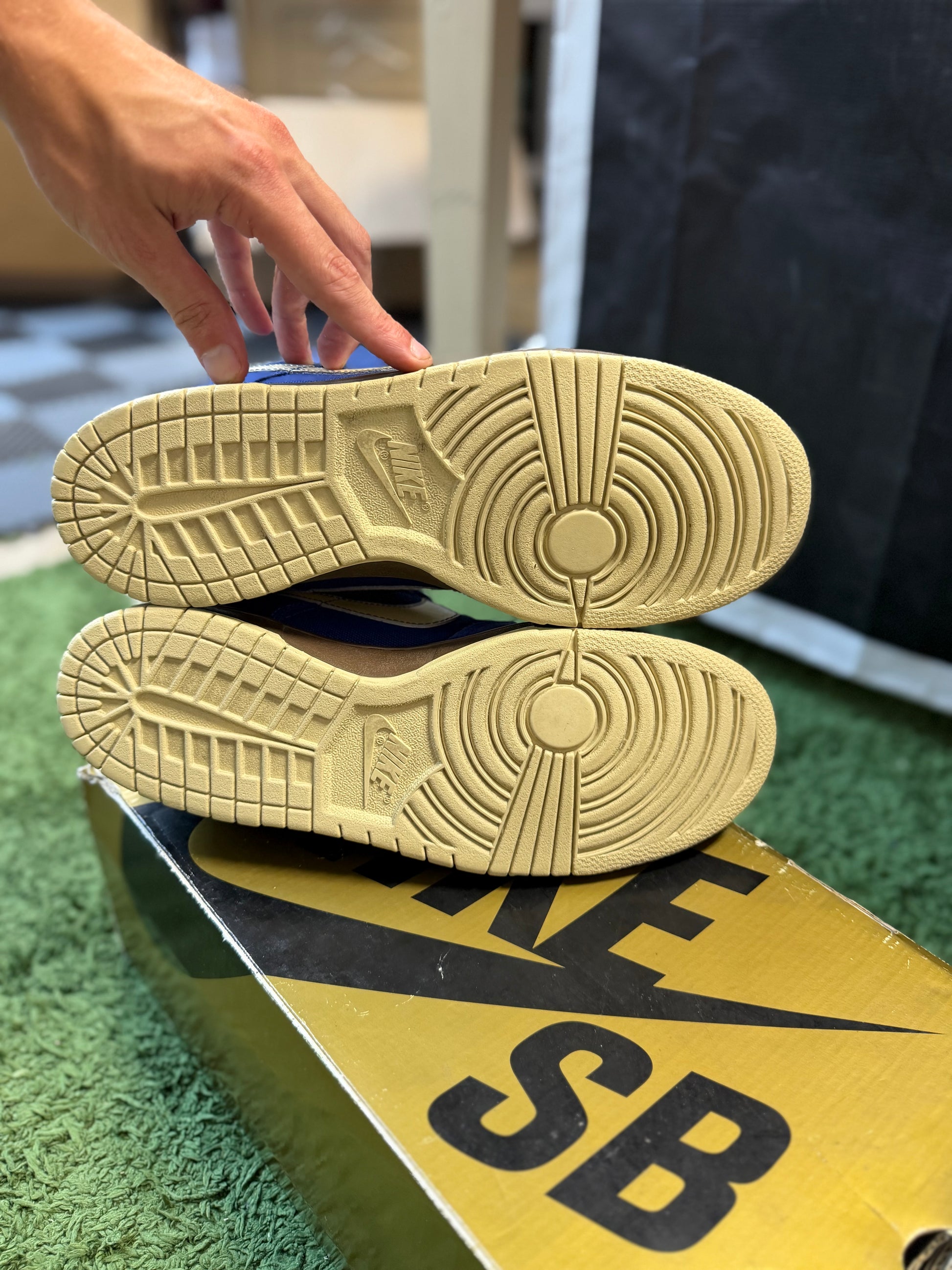Nike SB Dunk Low Gold Rail