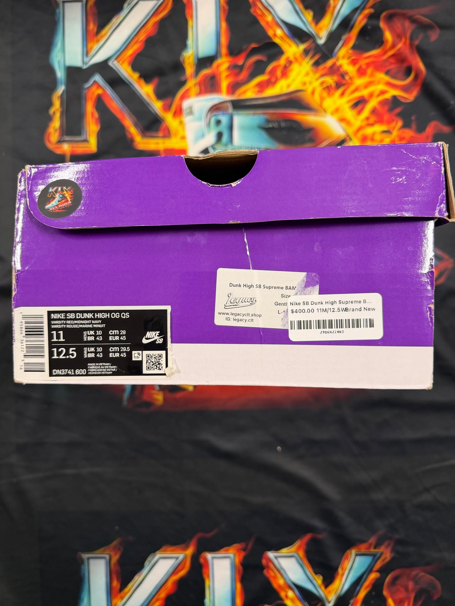 Nike SB Dunk High Supreme By Any Means Navy