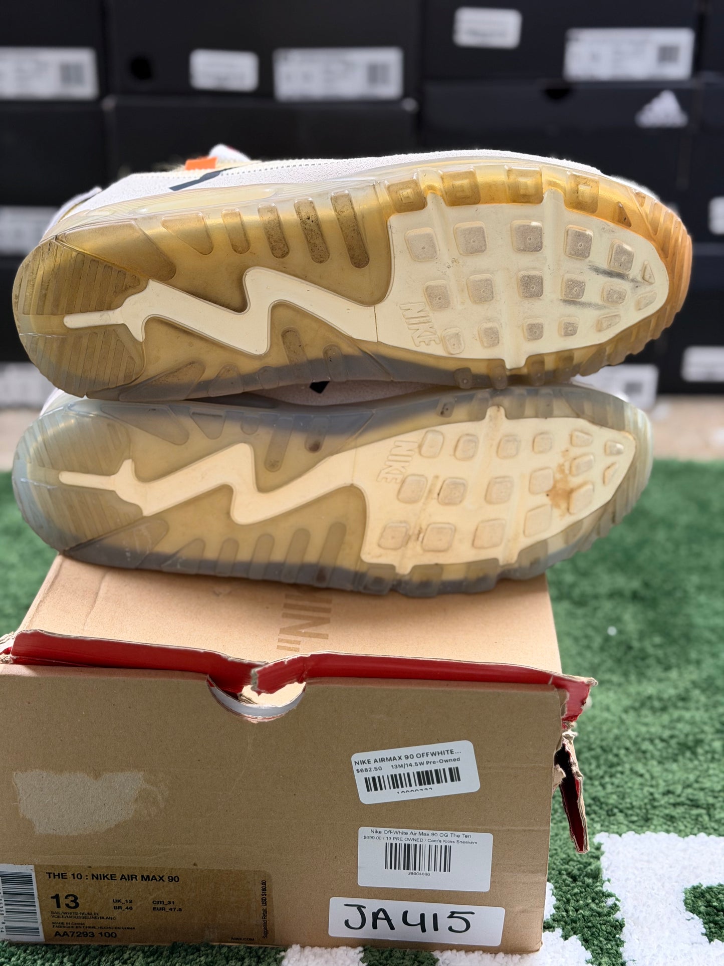 NIKE AIRMAX 90 OFFWHITE THE TEN (WHITE)